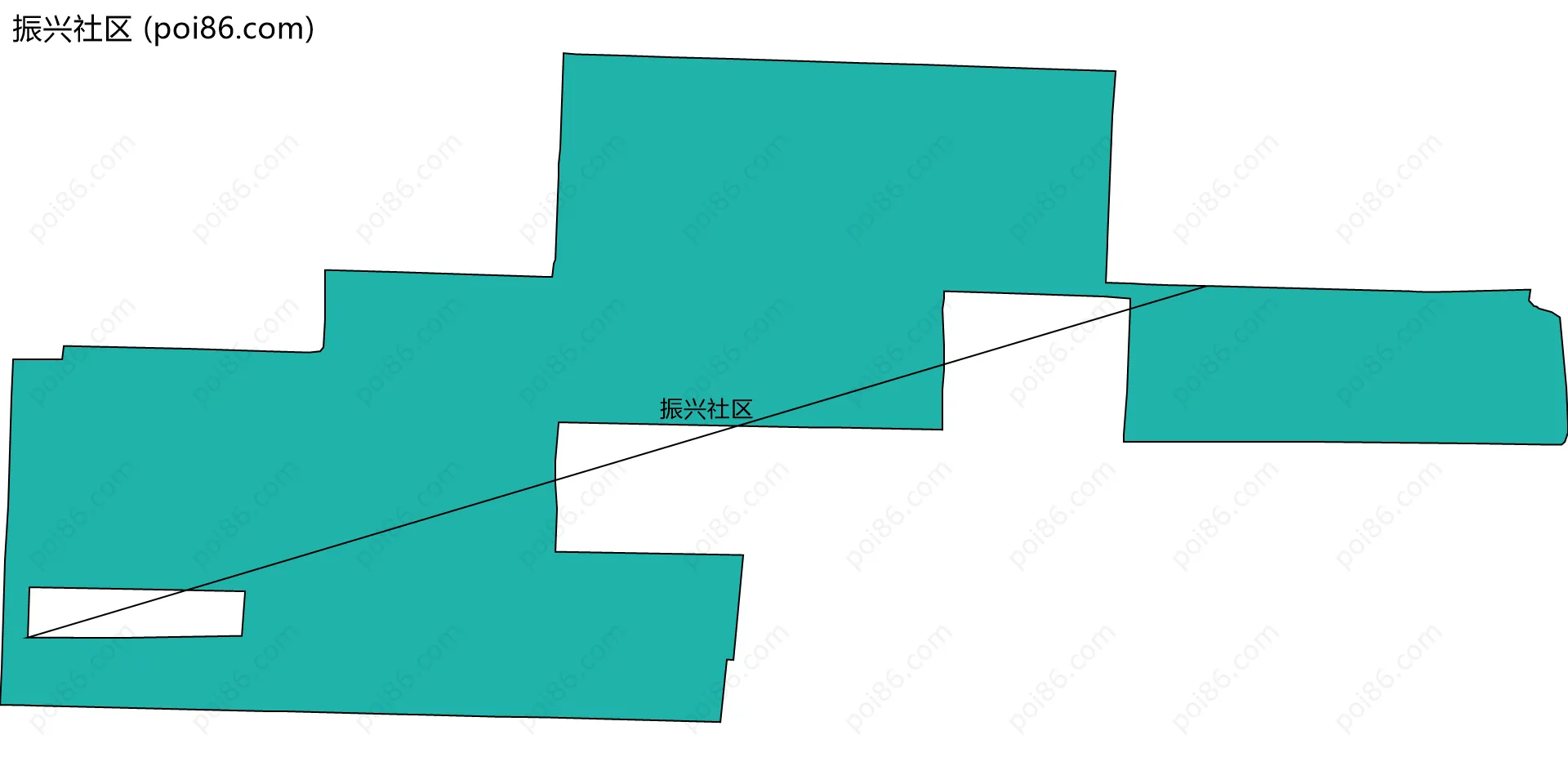 振兴社区边界地图
