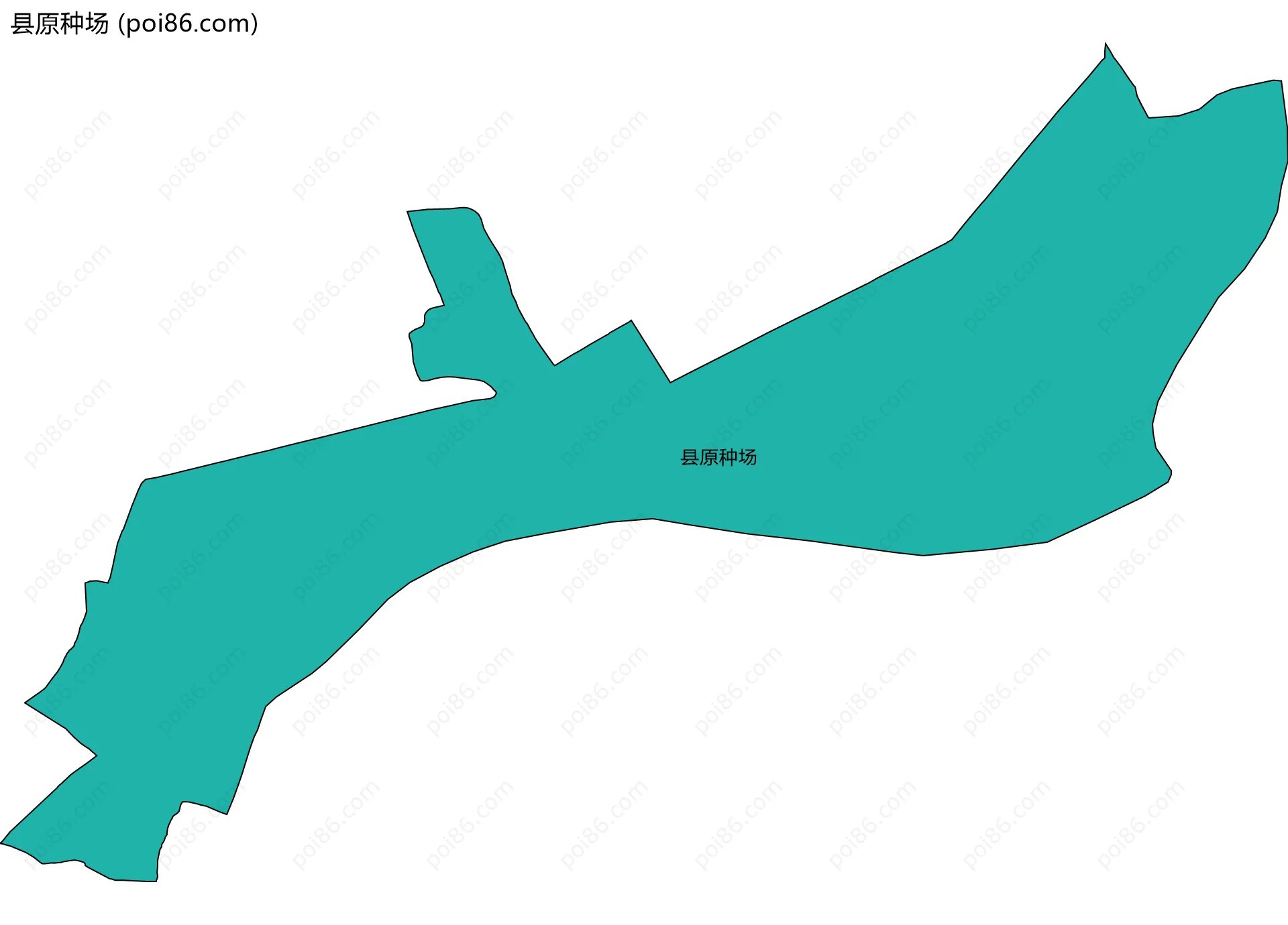 县原种场边界地图