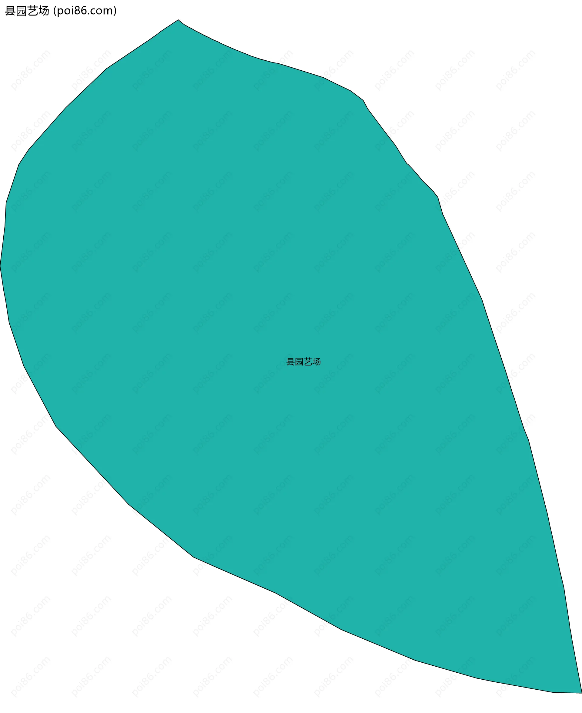 县园艺场边界地图