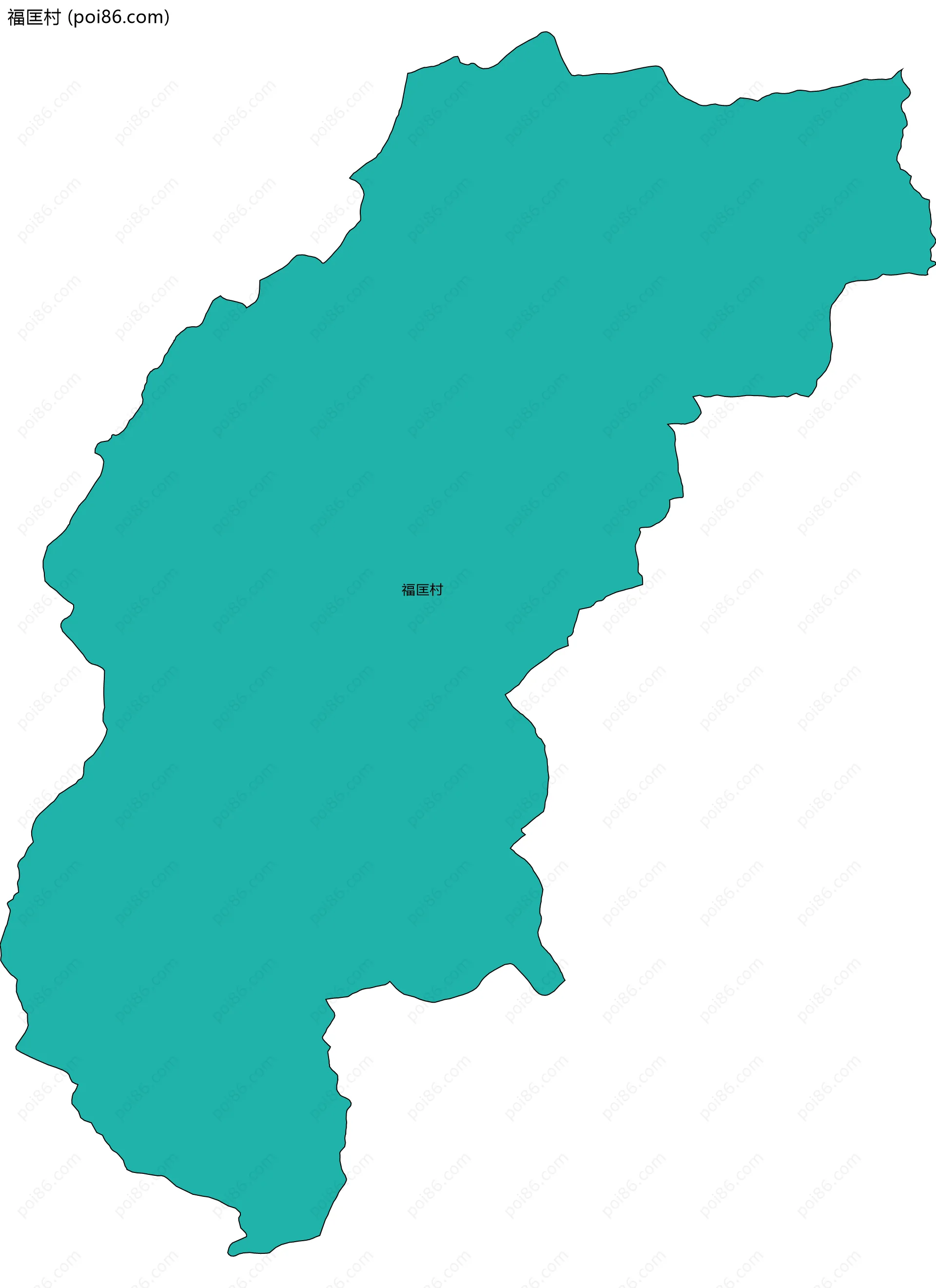 福匡村边界地图