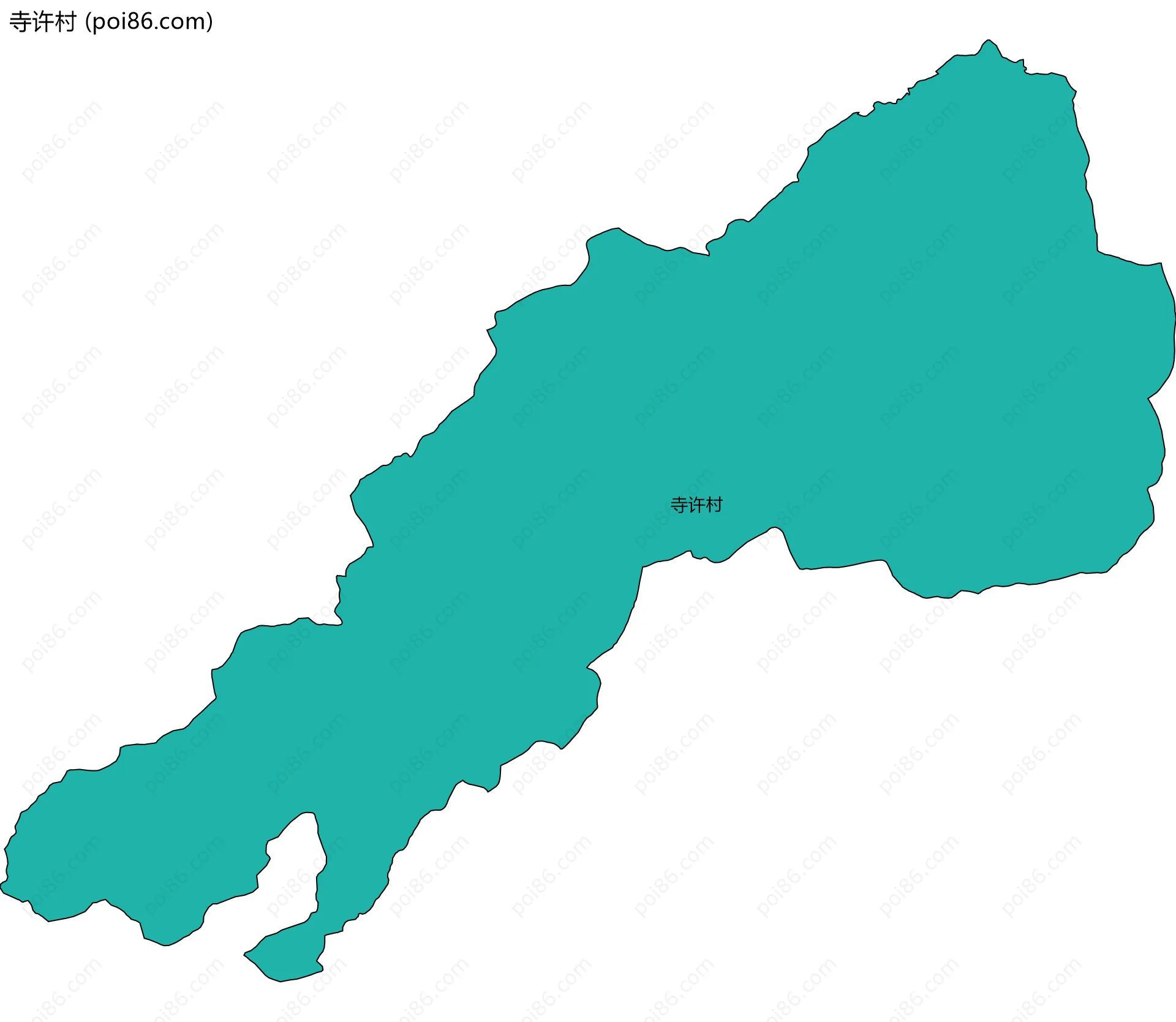寺许村边界地图