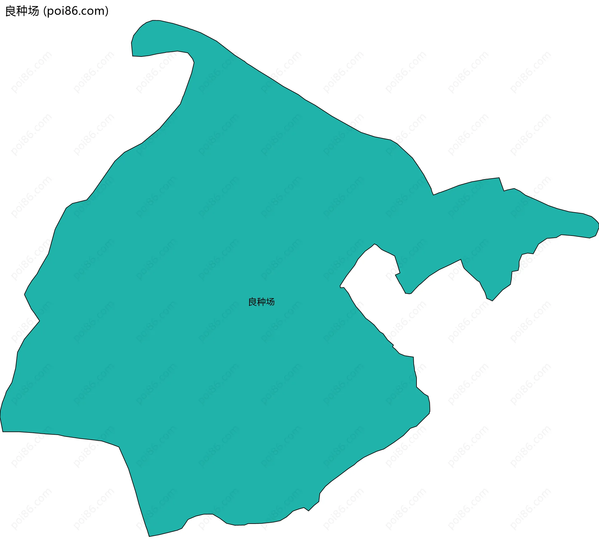 良种场边界地图