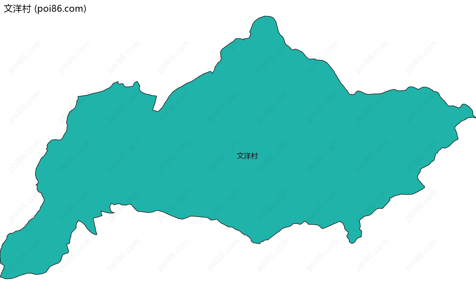 文洋村边界地图