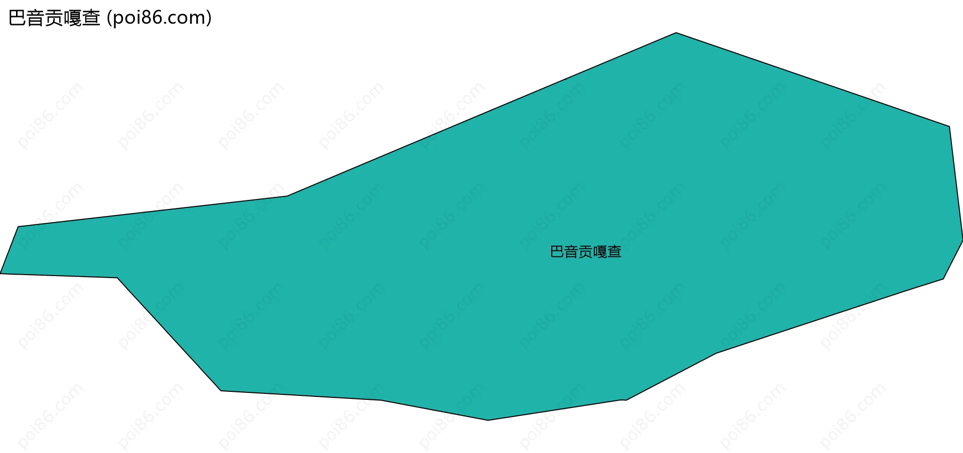 巴音贡嘎查边界地图
