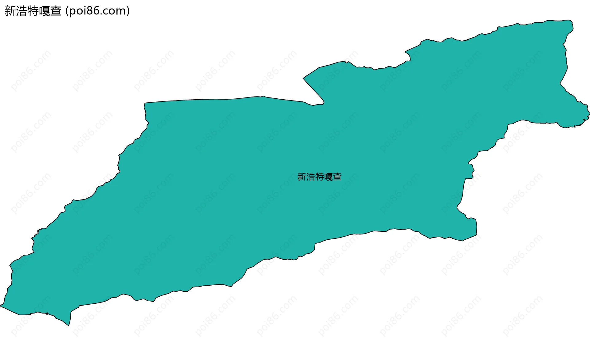 新浩特嘎查边界地图