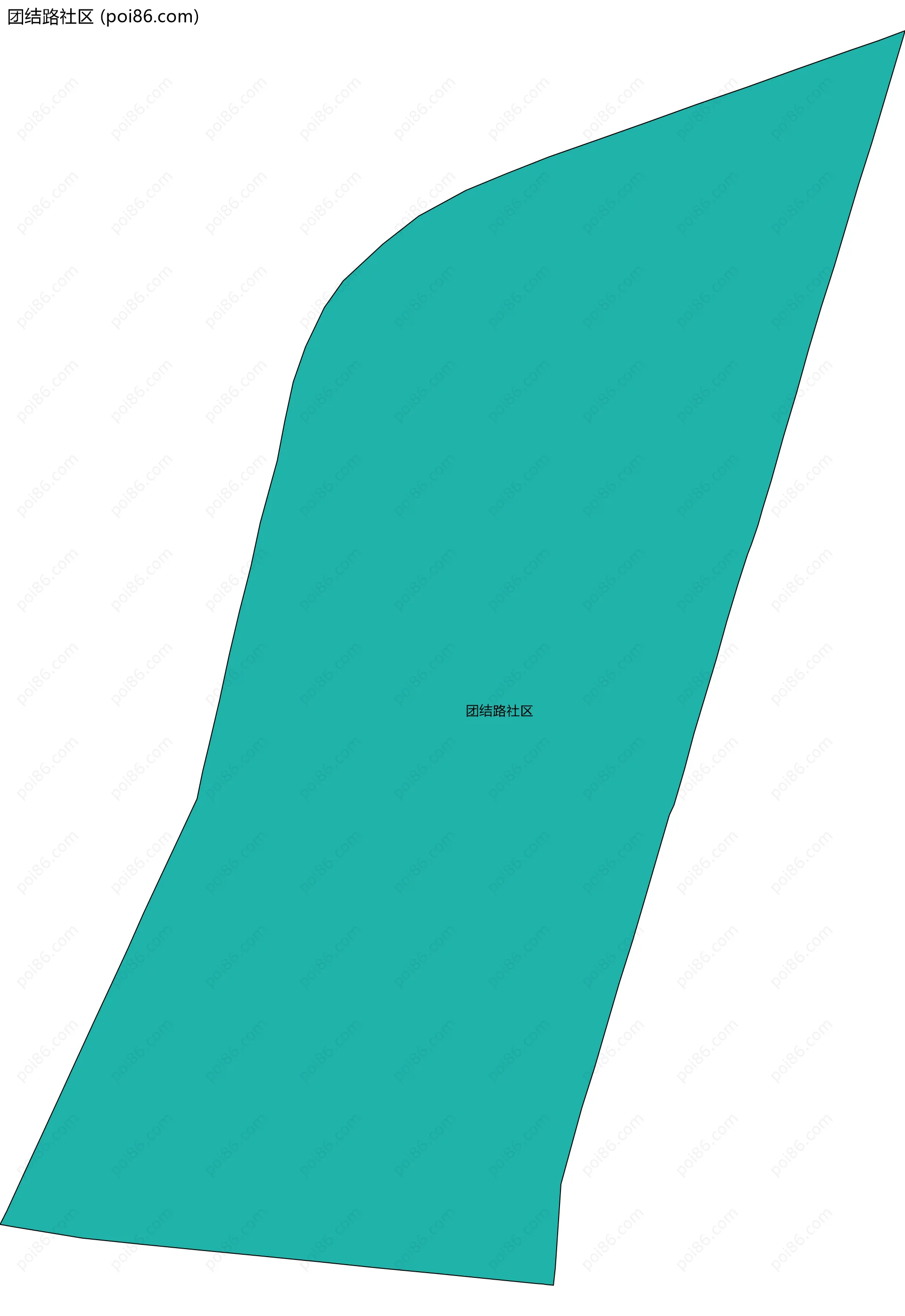 团结路社区边界地图