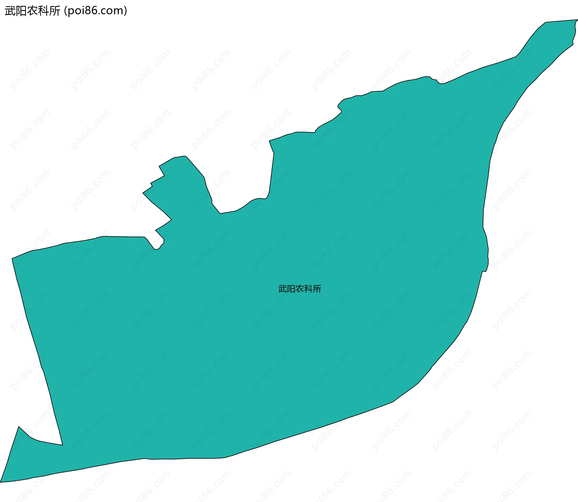 武阳农科所边界地图