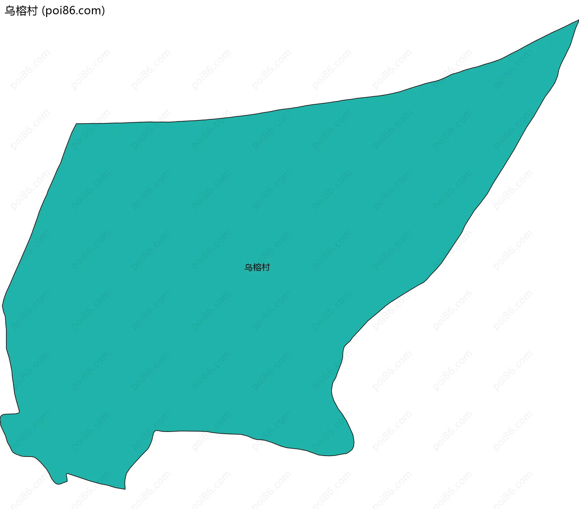 乌榕村边界地图