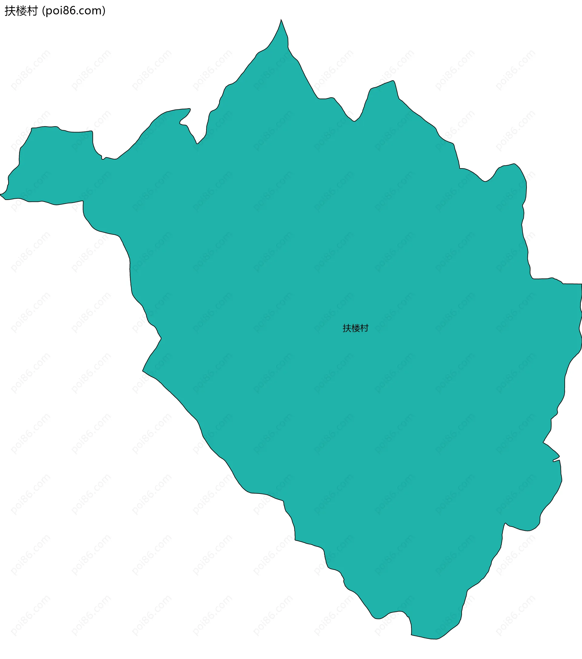 扶楼村边界地图