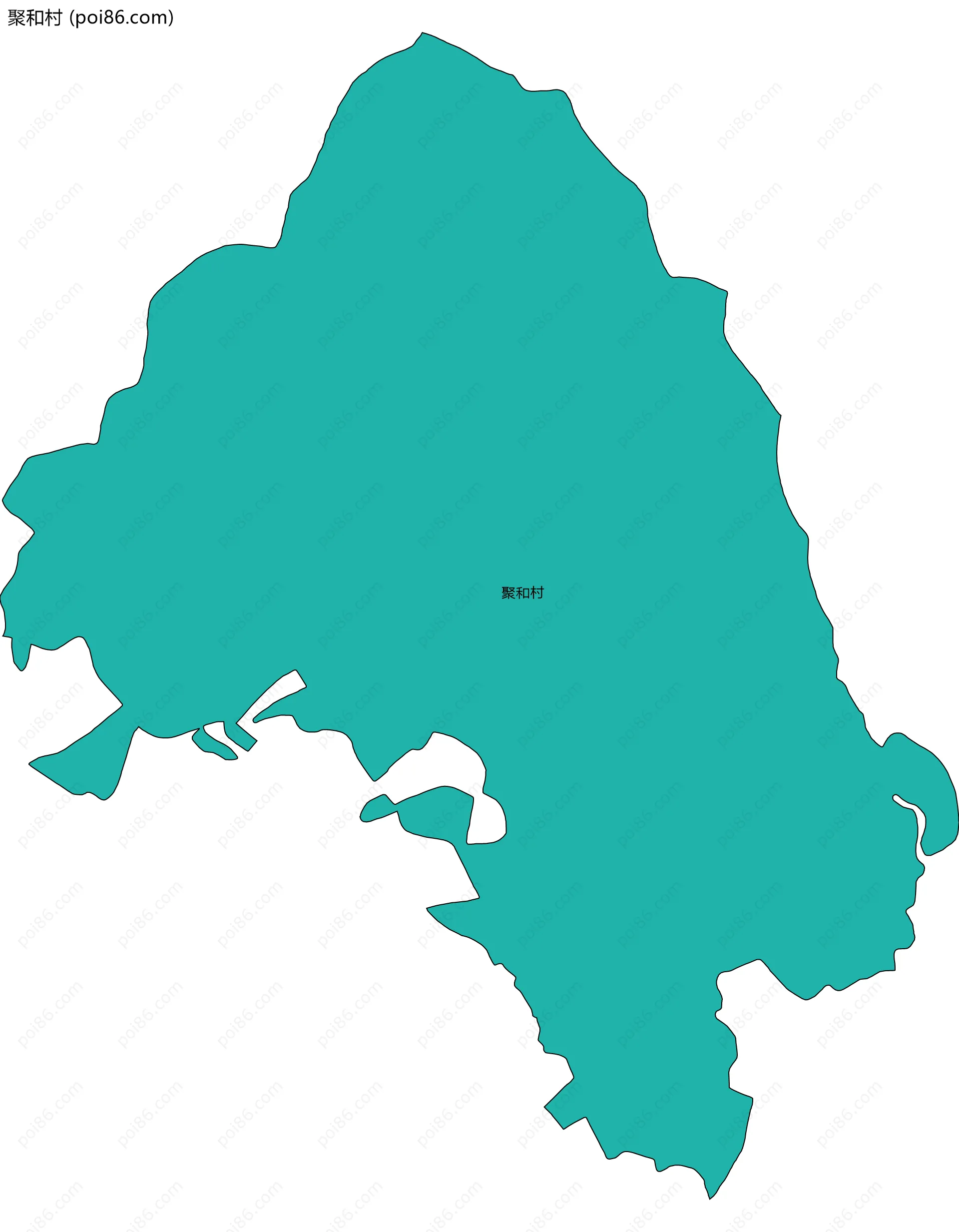 聚和村边界地图