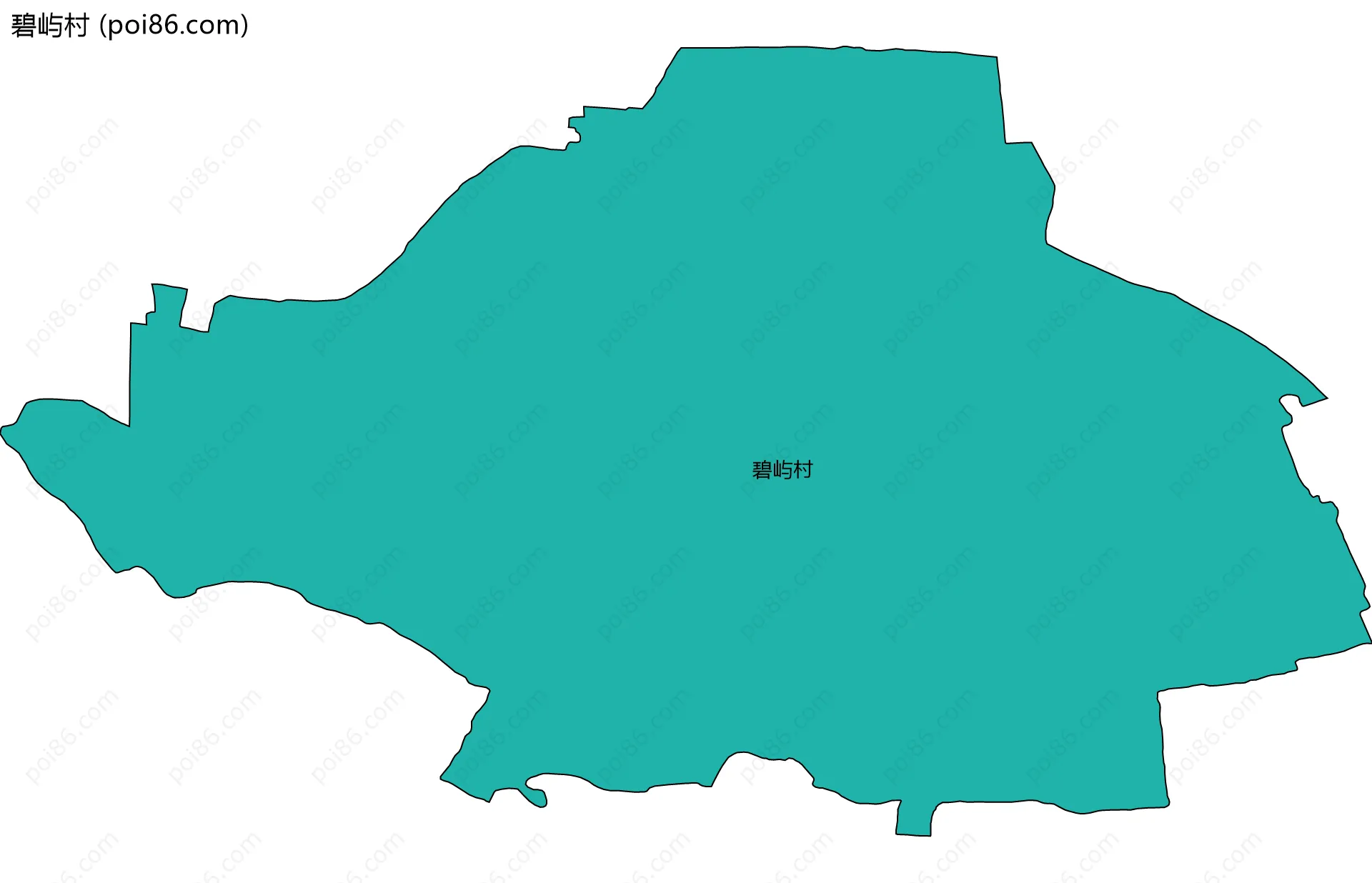 碧屿村边界地图