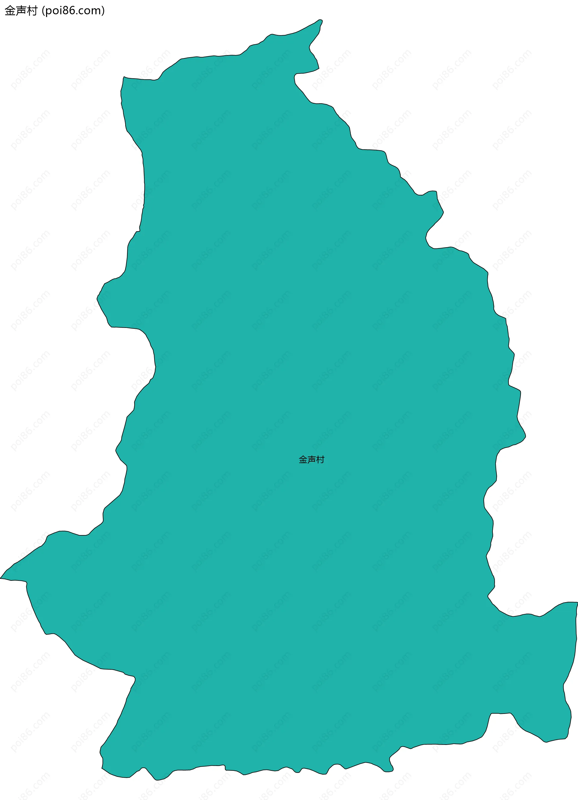 金声村边界地图