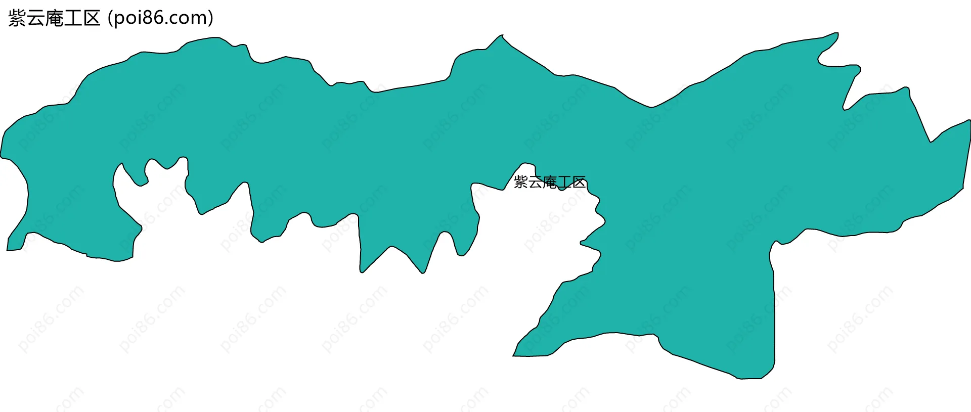 紫云庵工区边界地图