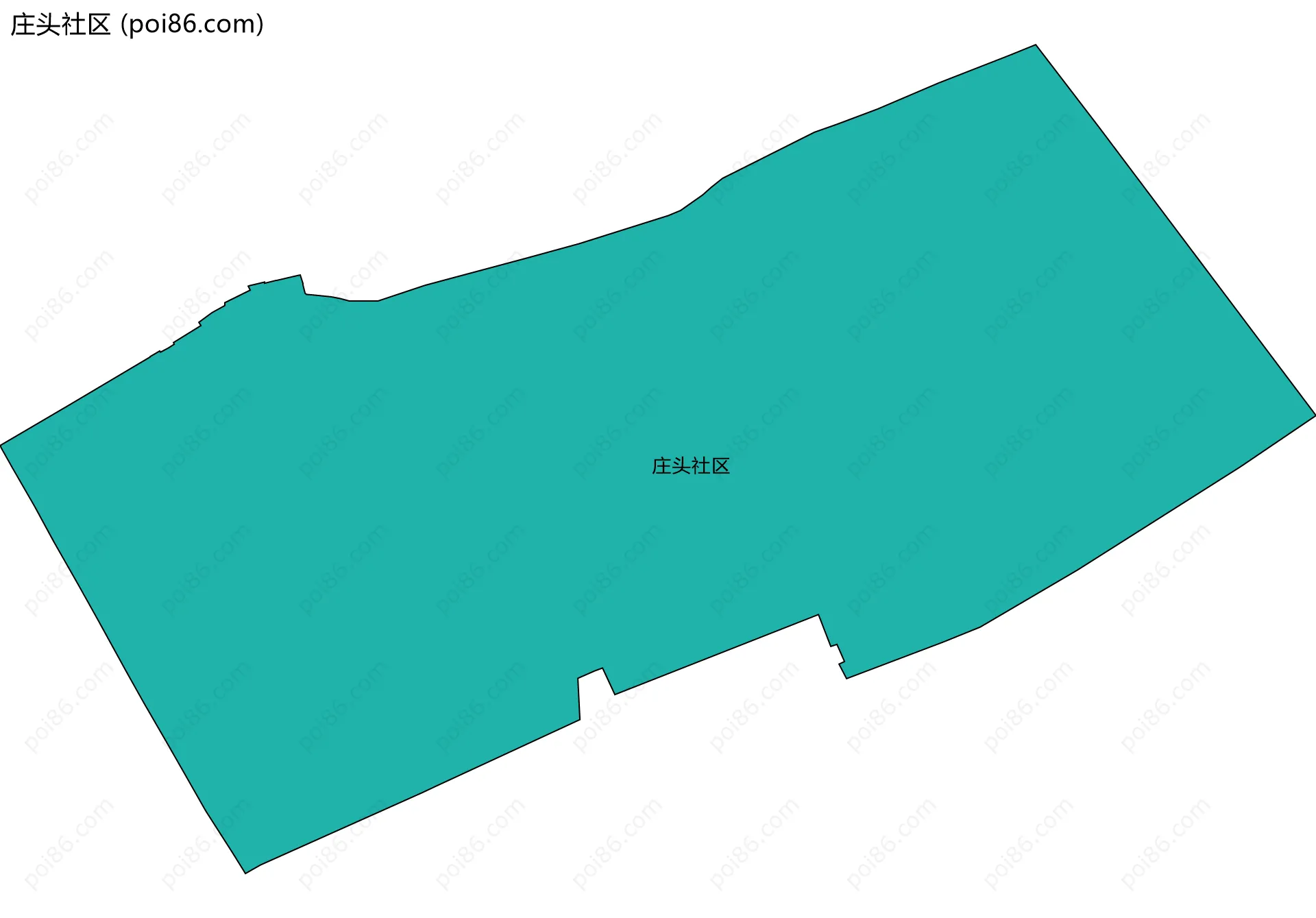 庄头社区边界地图