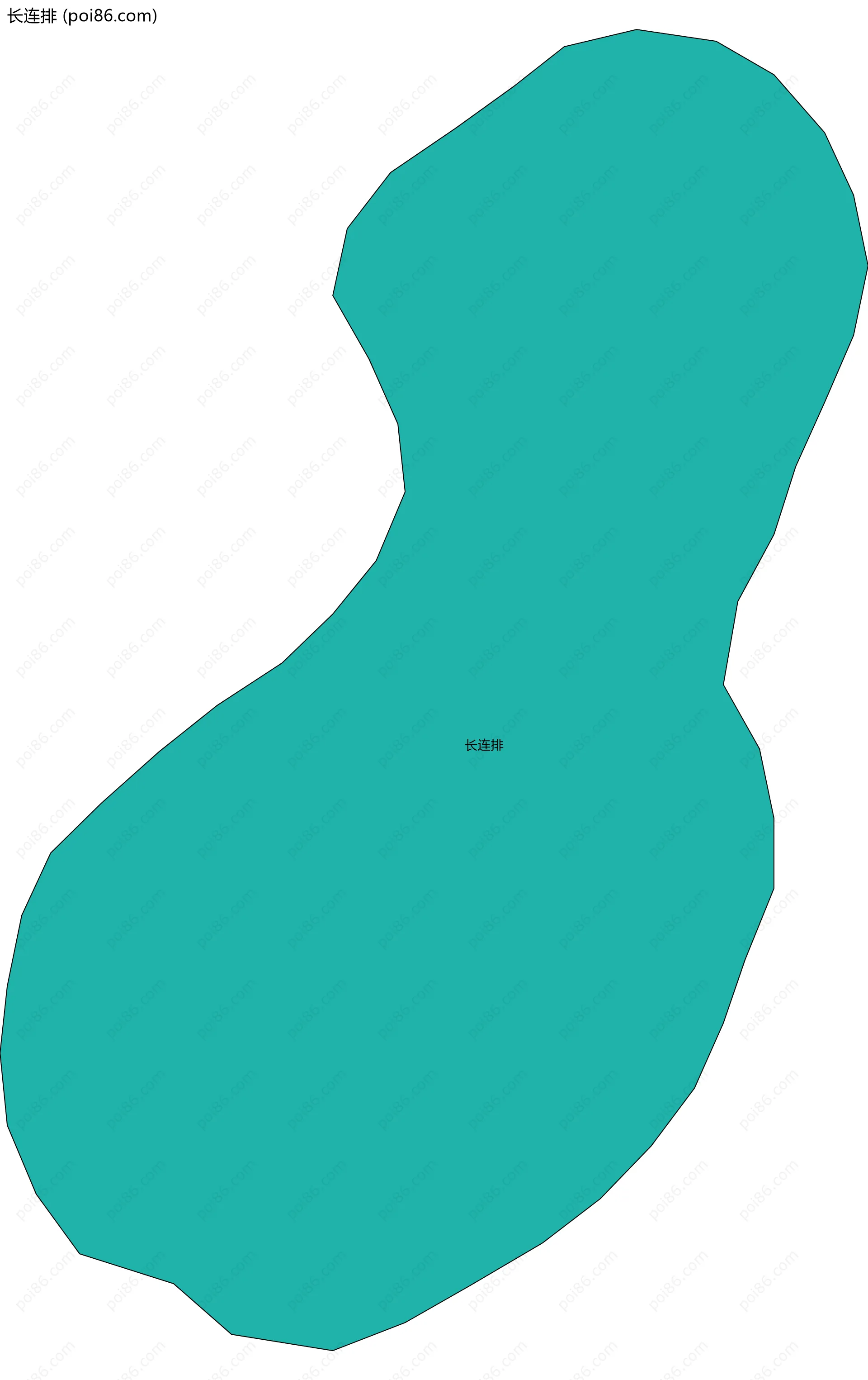 长连排边界地图