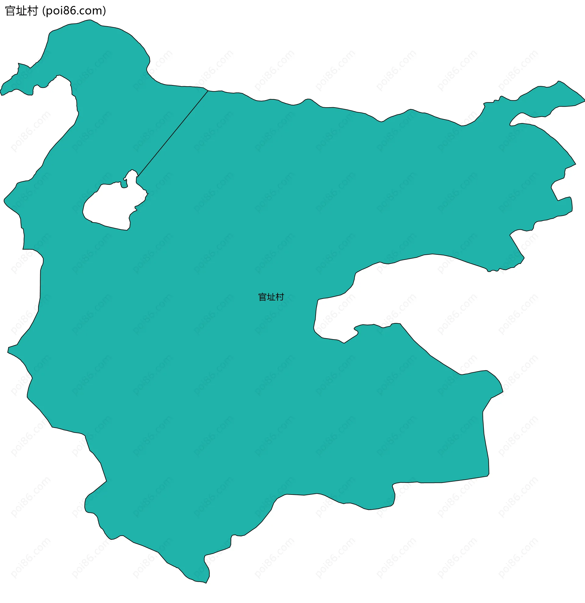 官址村边界地图