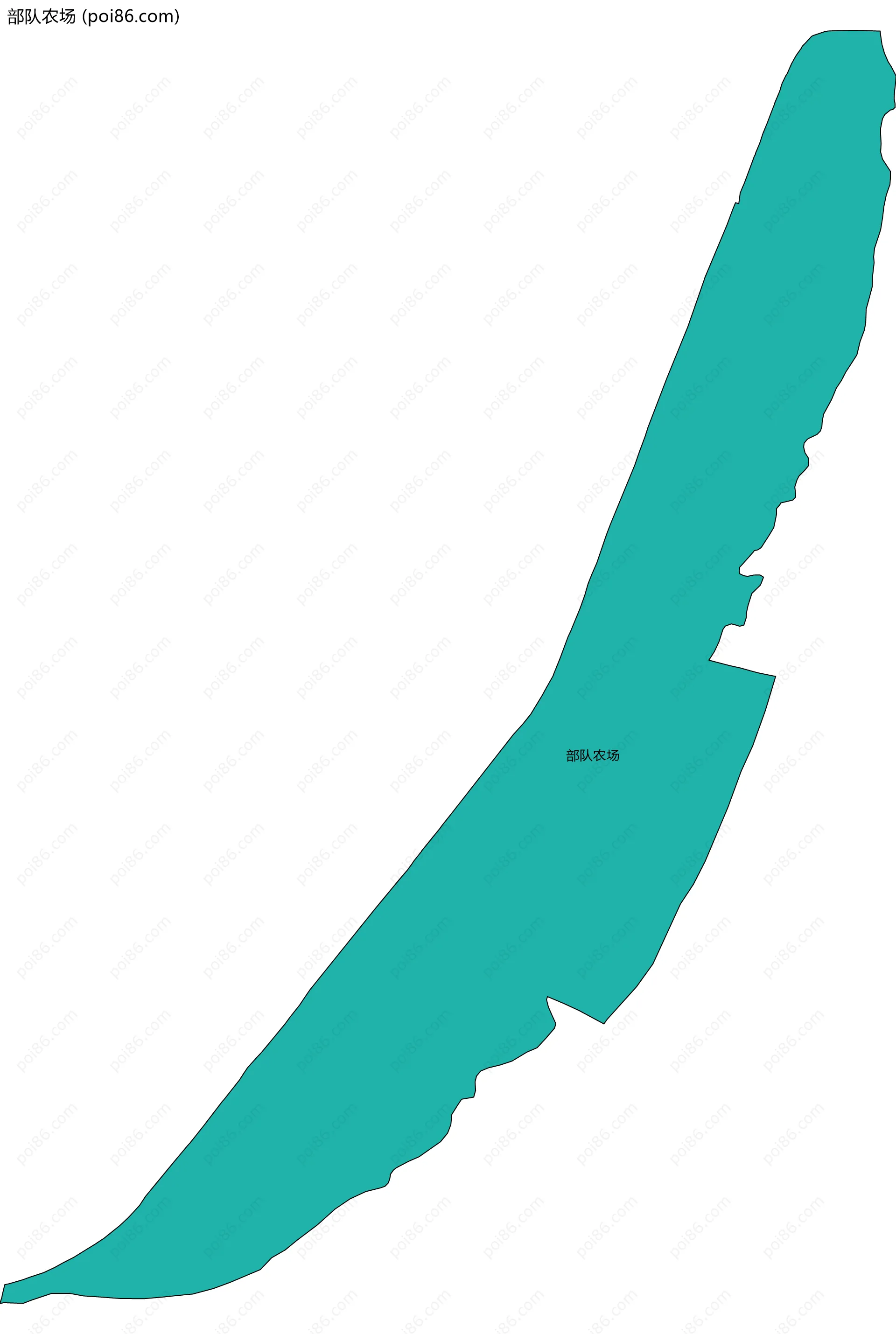 部队农场边界地图