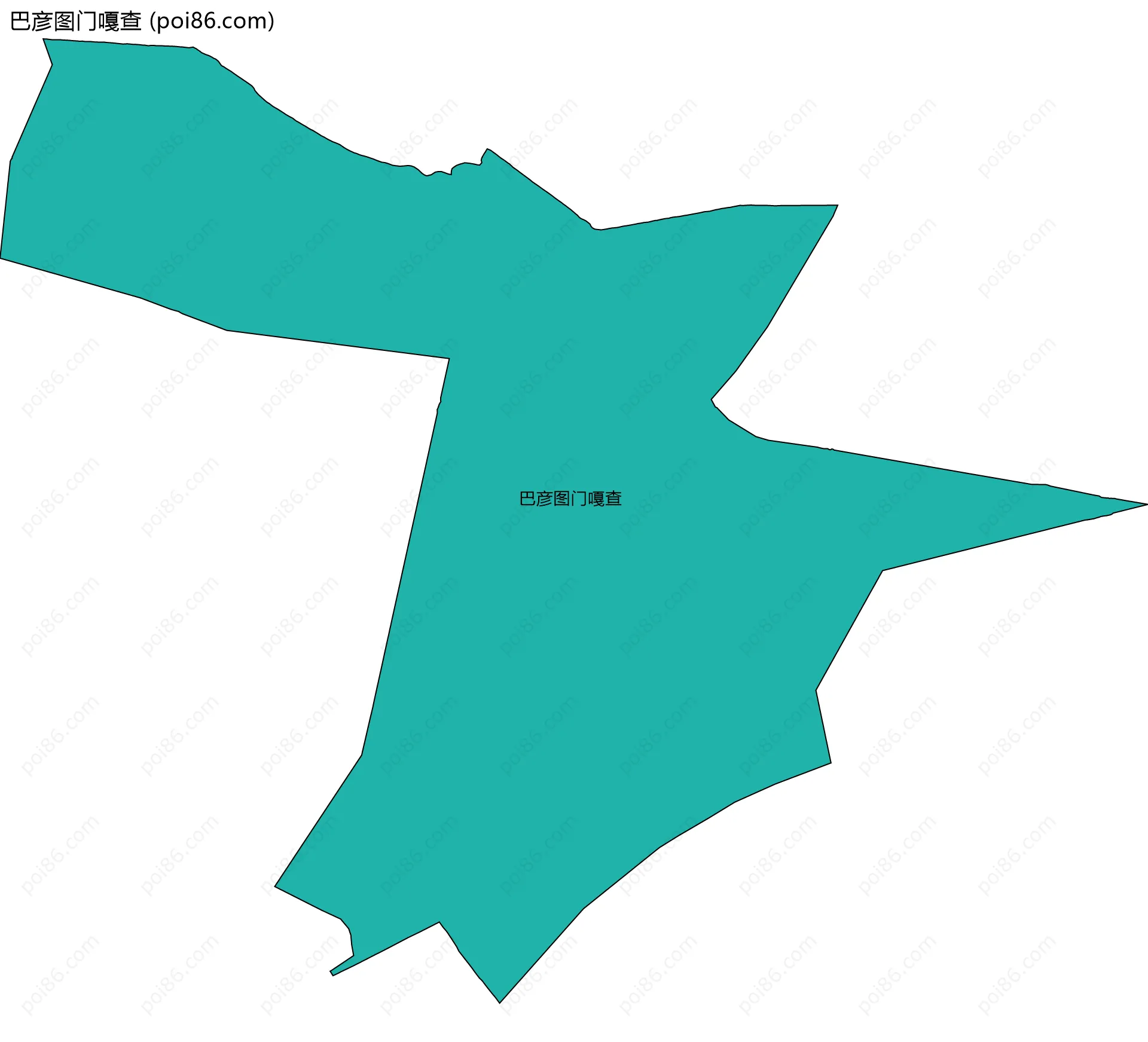 巴彦图门嘎查边界地图