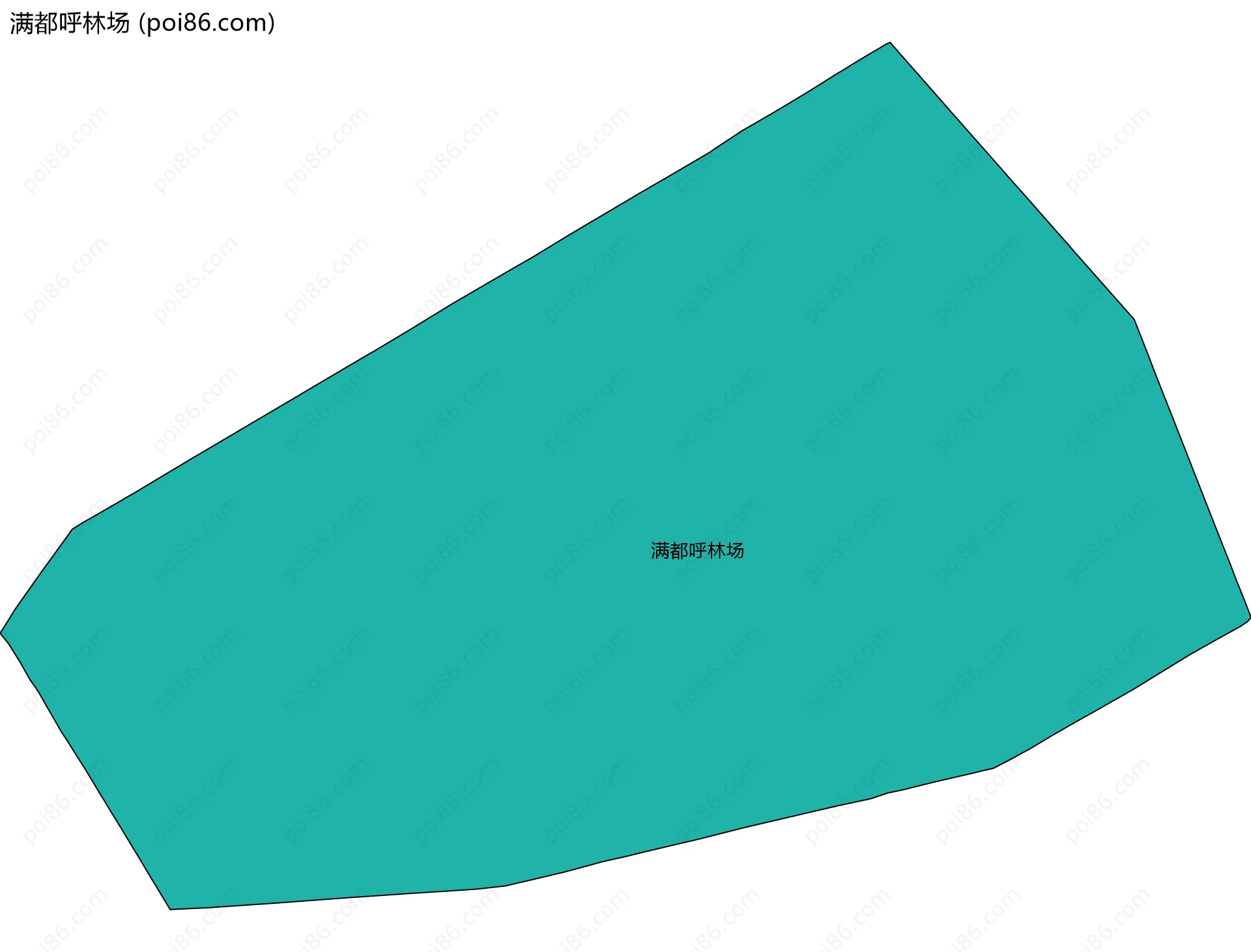 满都呼林场边界地图
