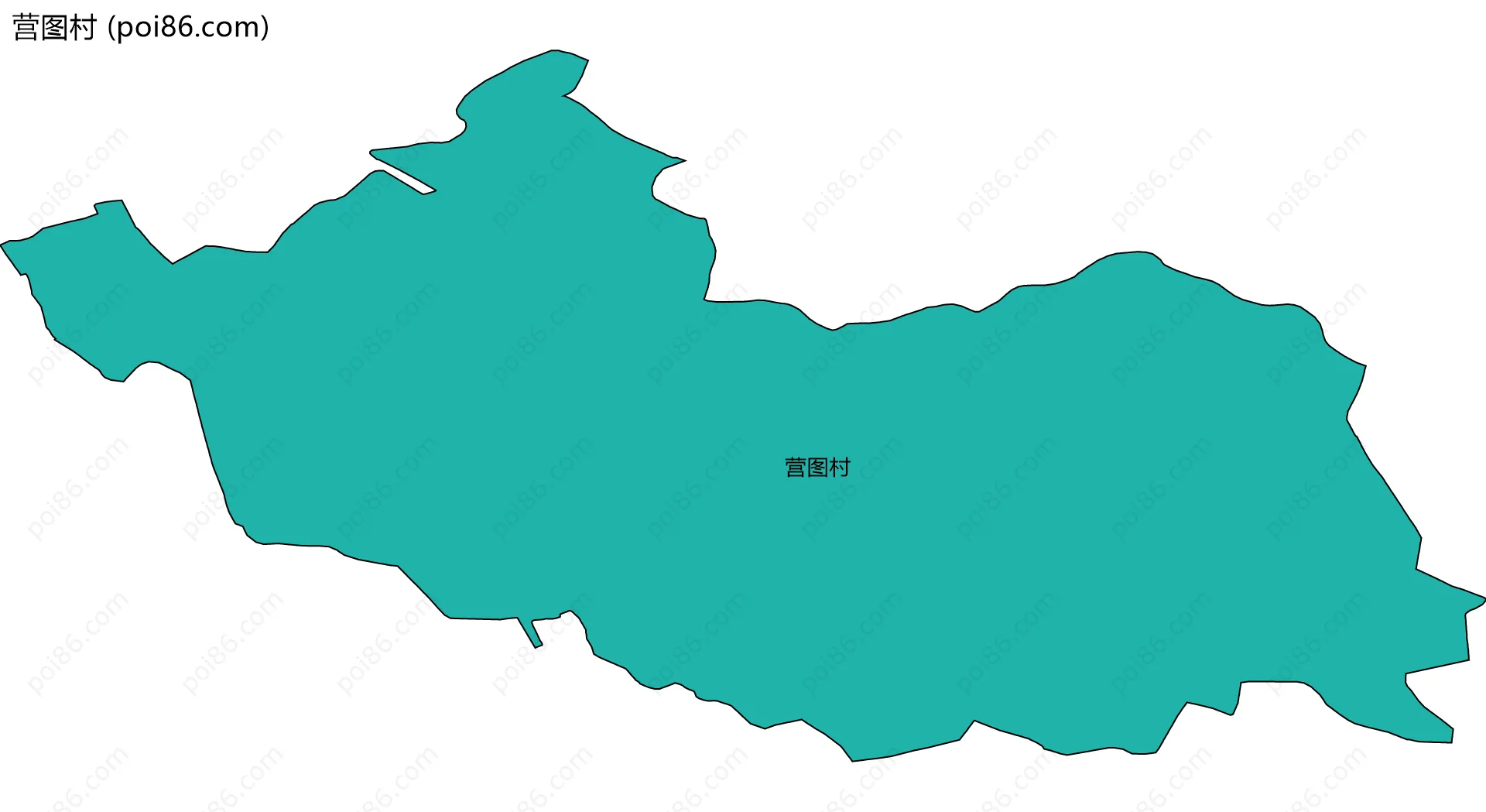 营图村边界地图