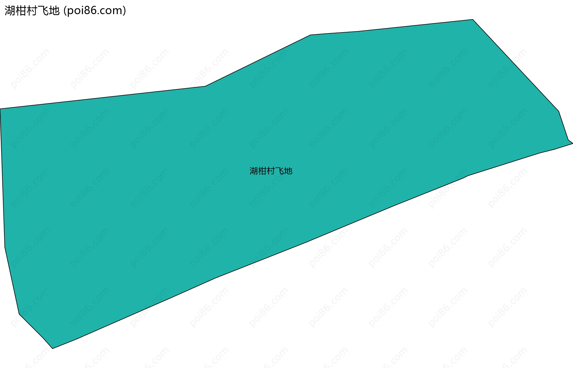 湖柑村飞地边界地图