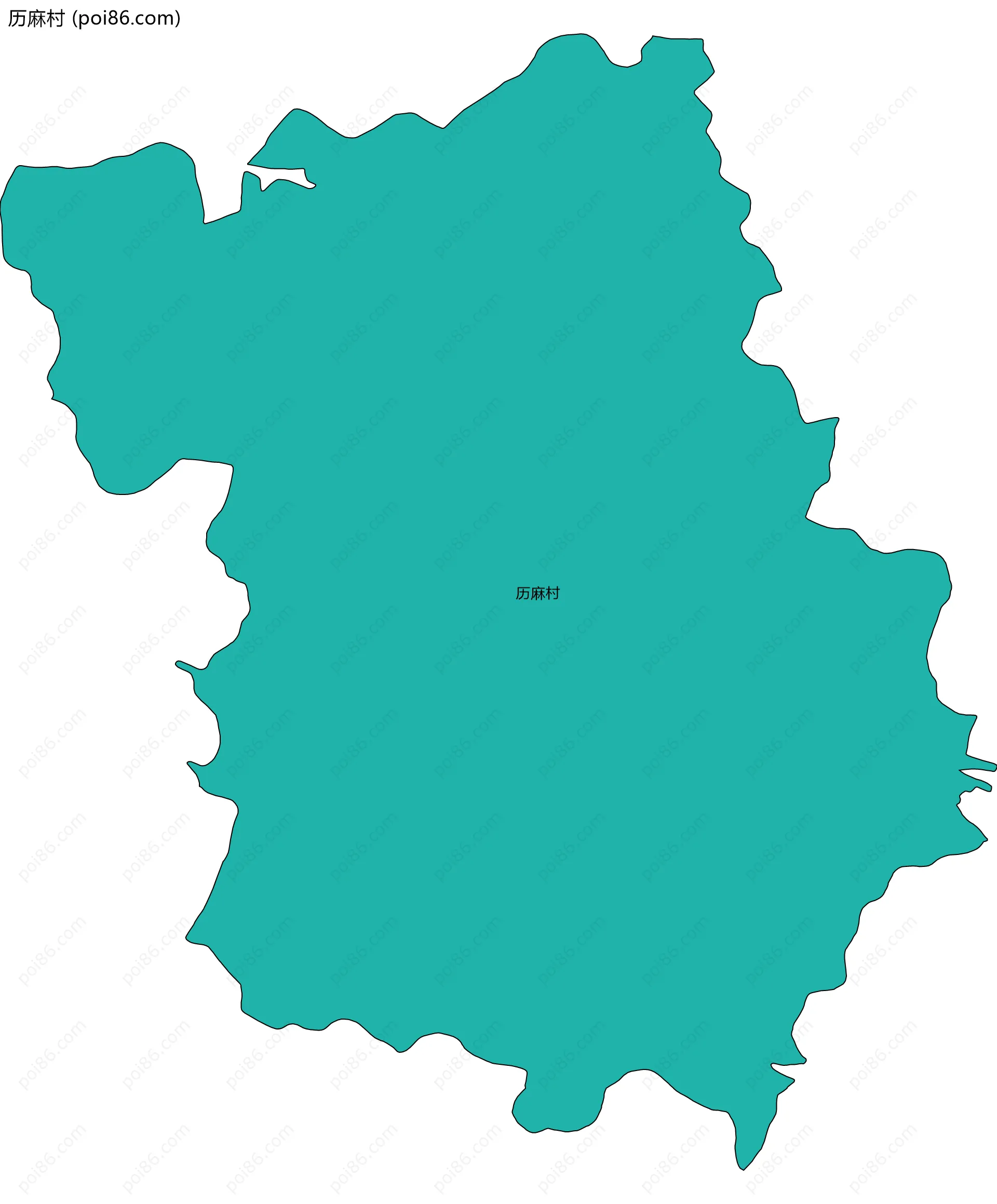 历麻村边界地图