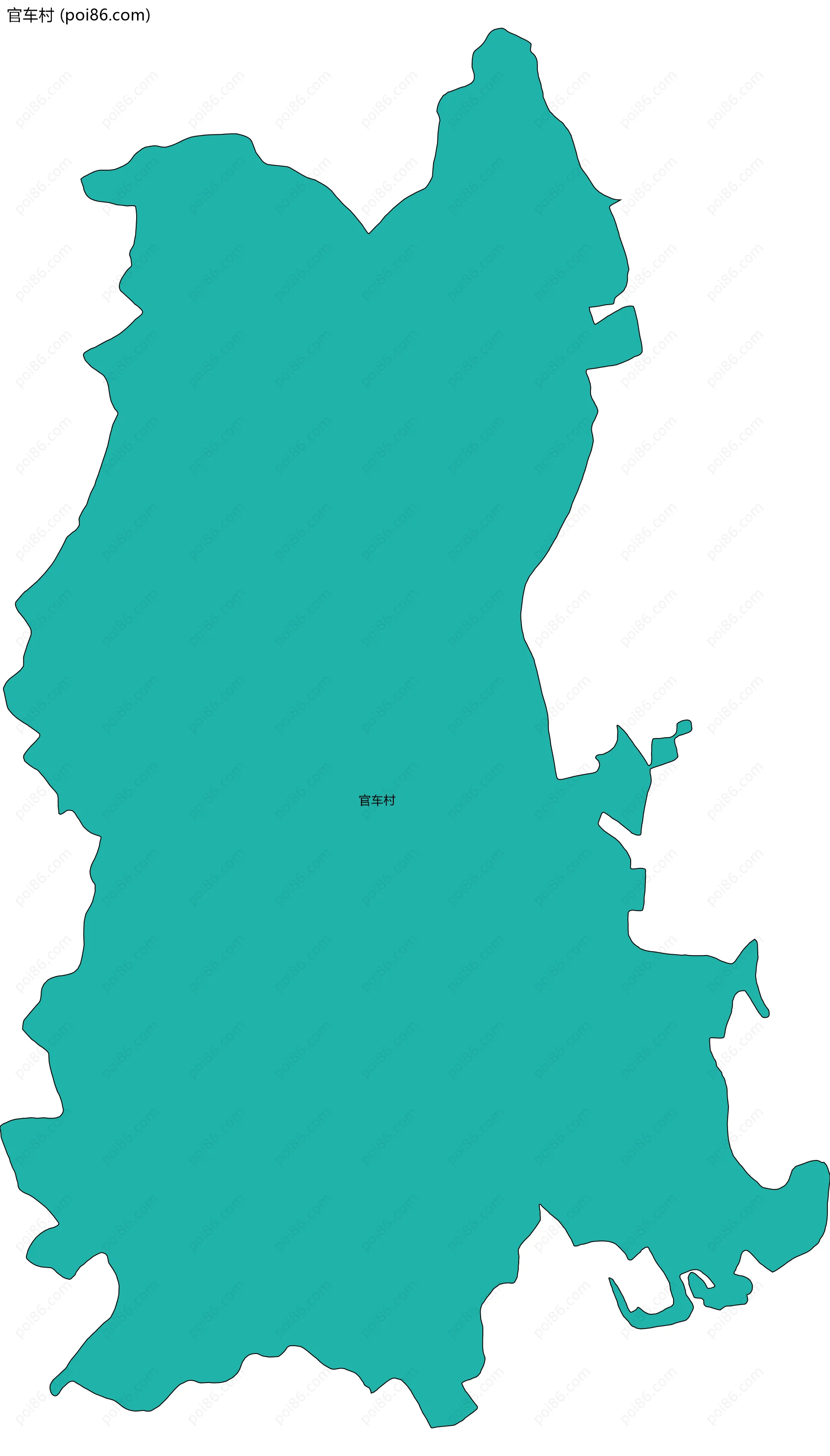 官车村边界地图