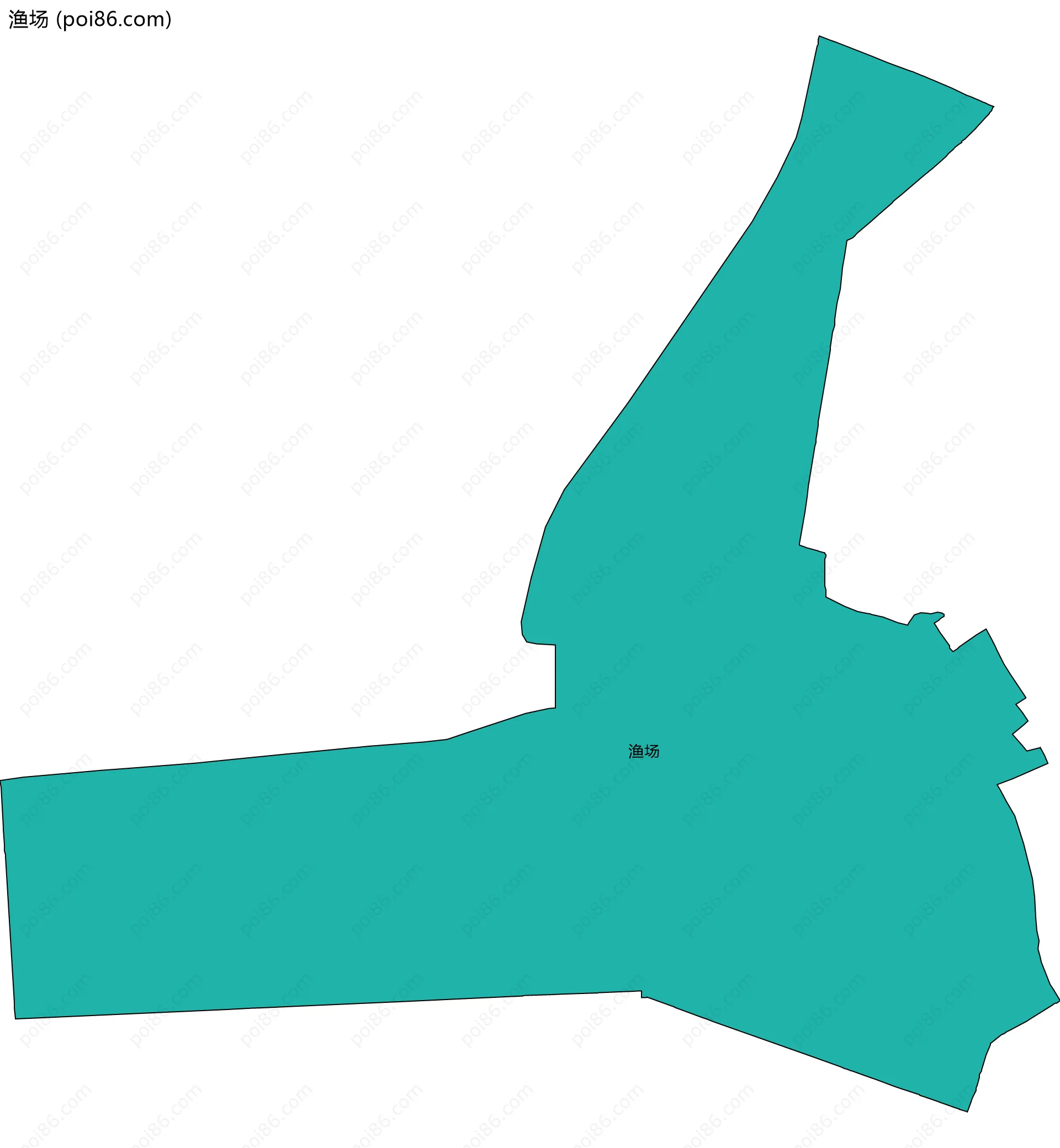 渔场边界地图