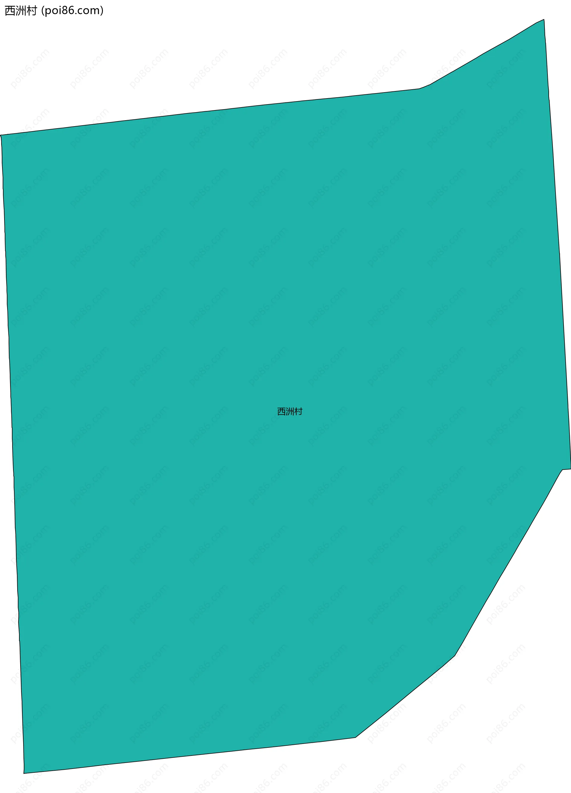 西洲村边界地图