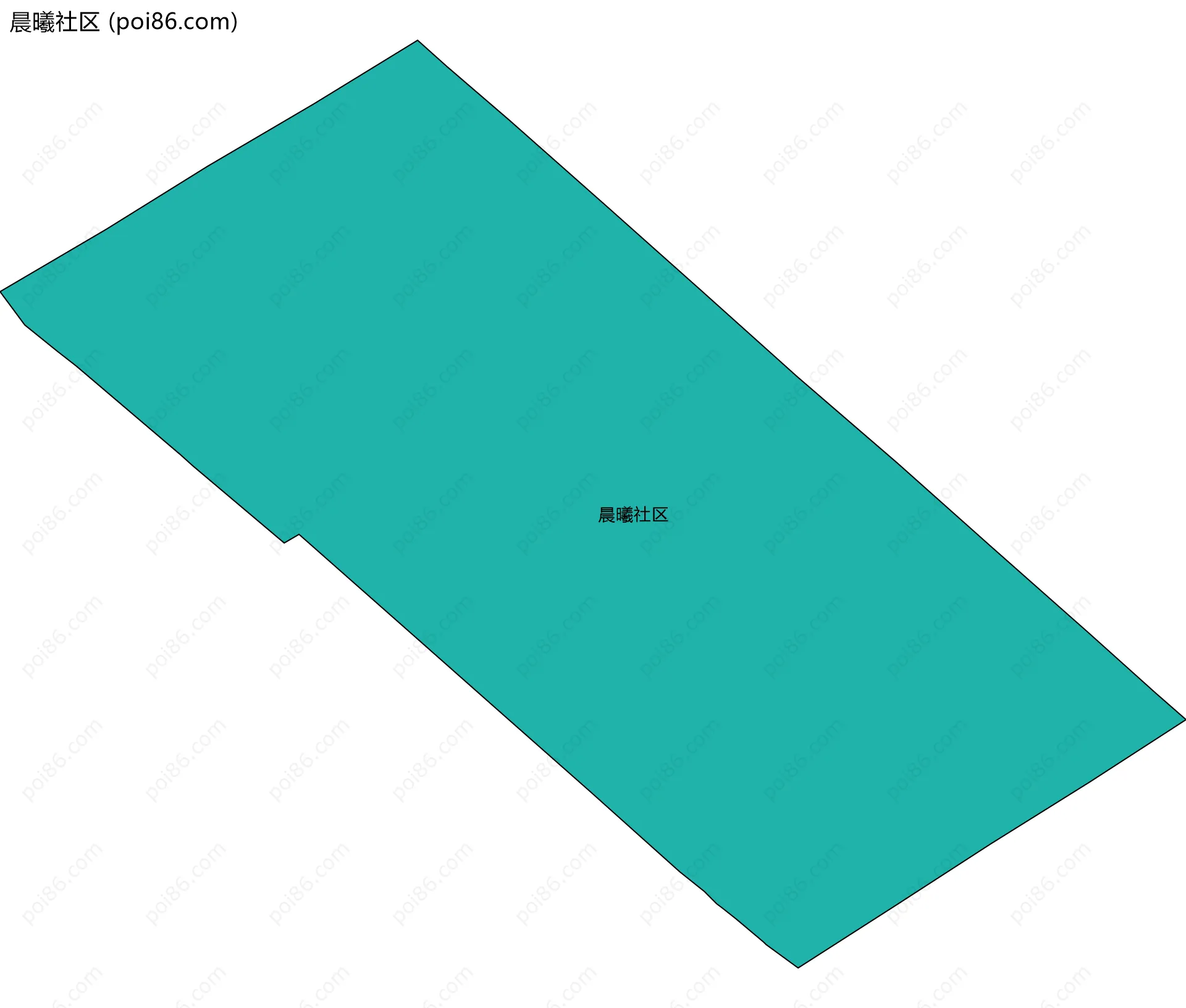 晨曦社区边界地图
