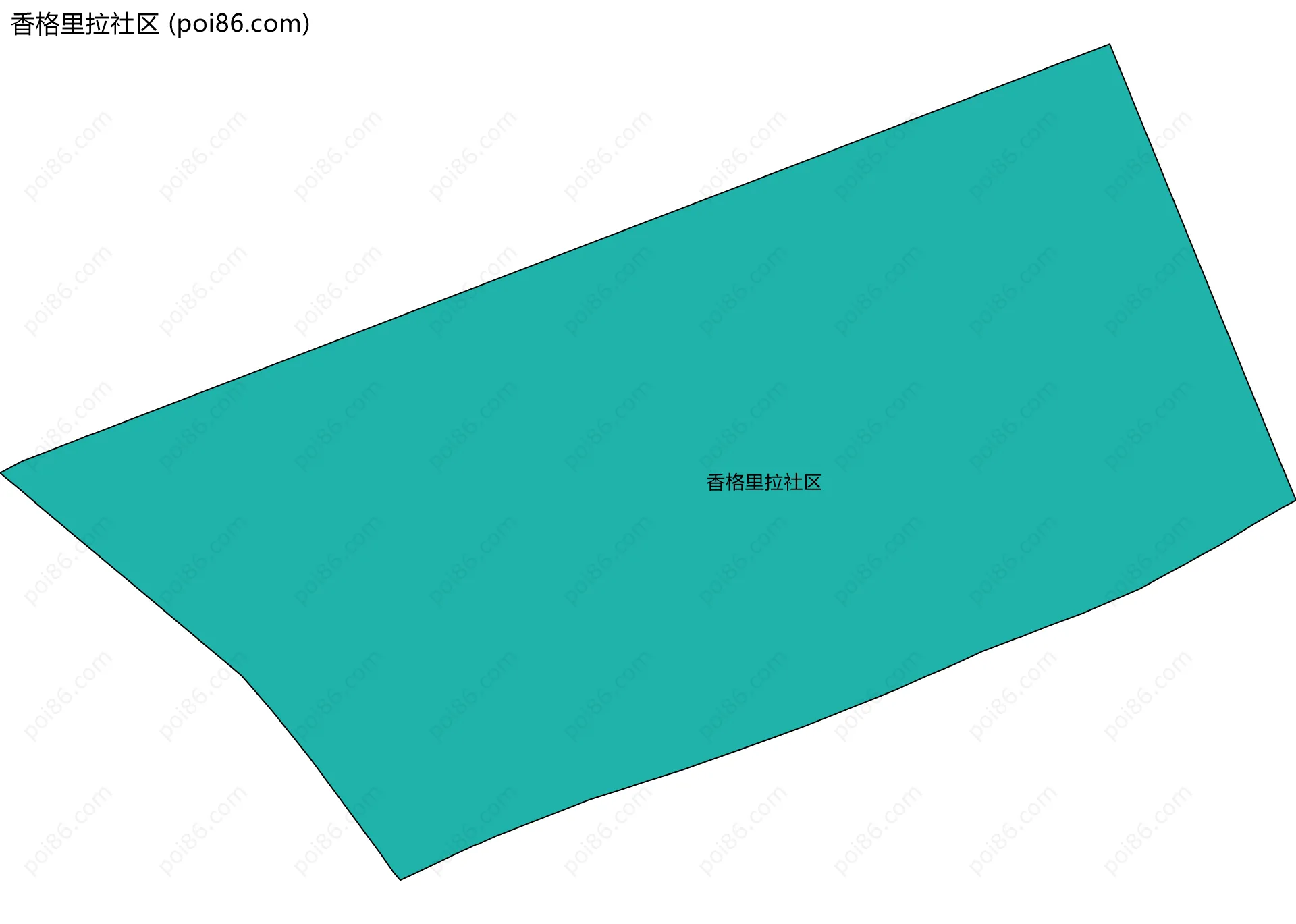 香格里拉社区边界地图