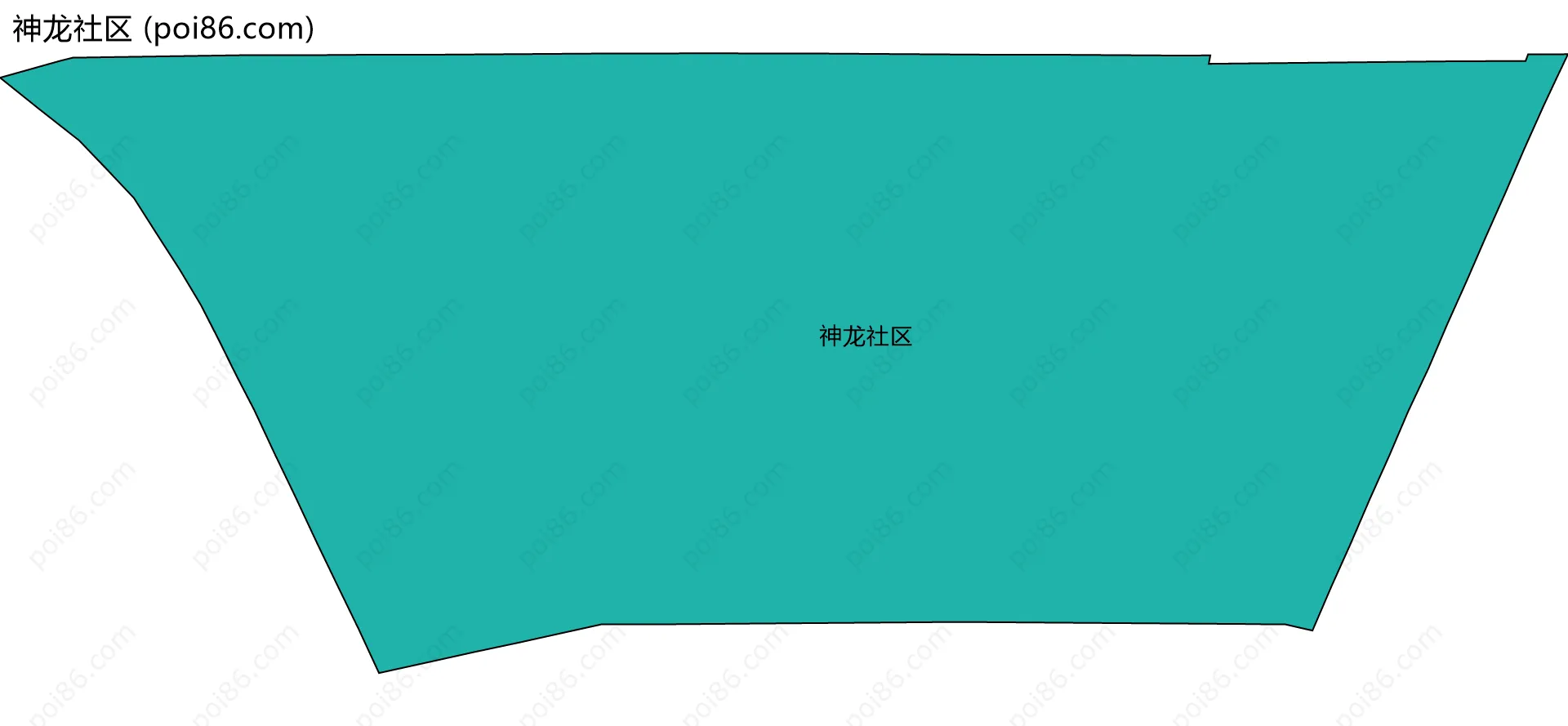 神龙社区边界地图