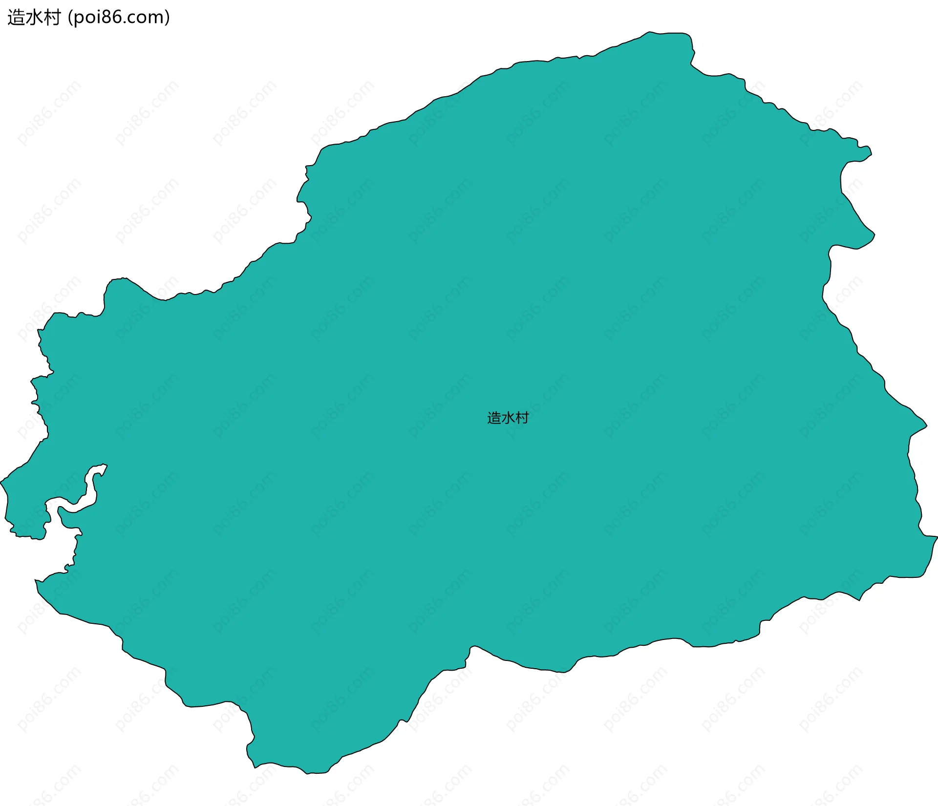 造水村边界地图