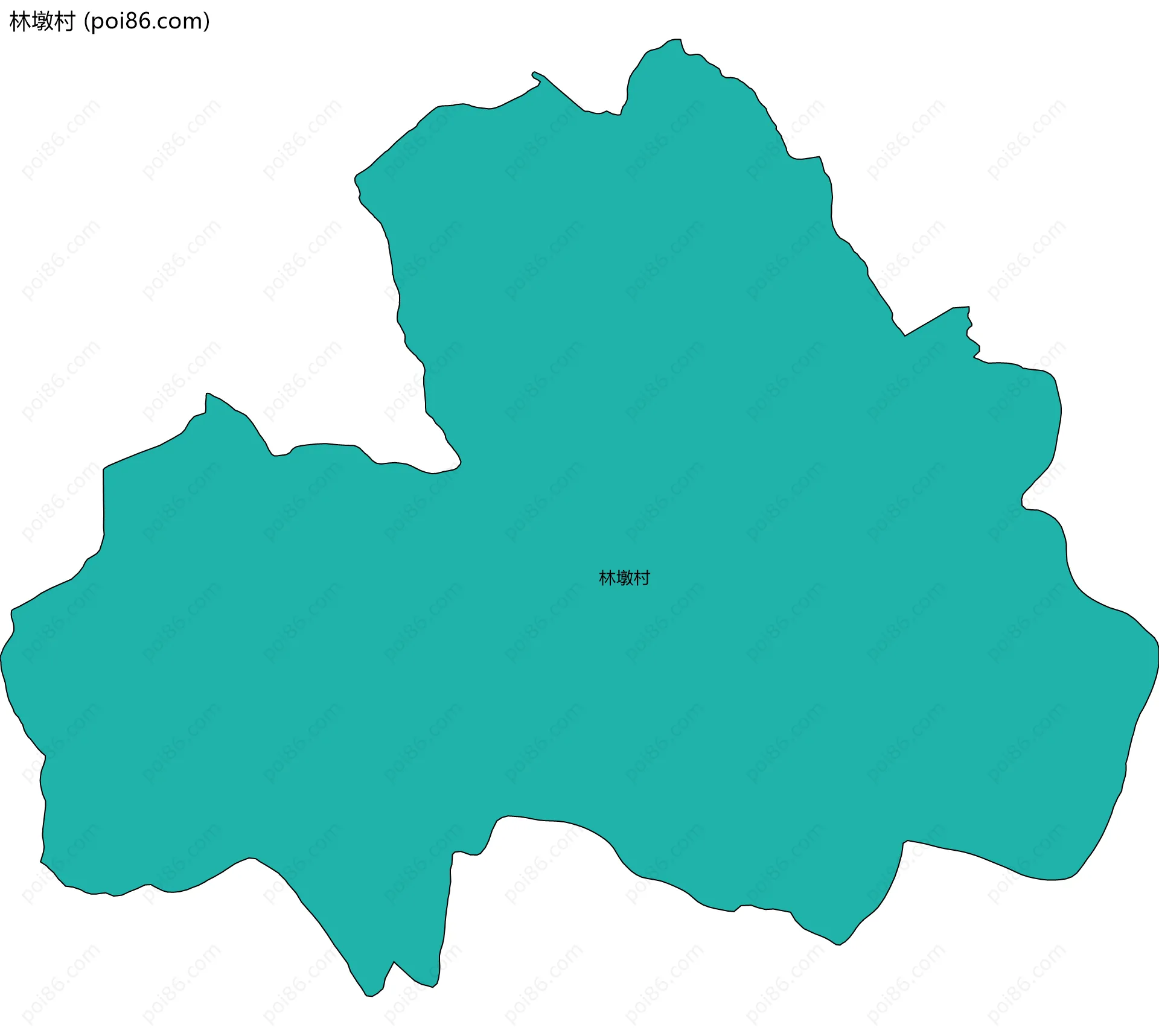 林墩村边界地图