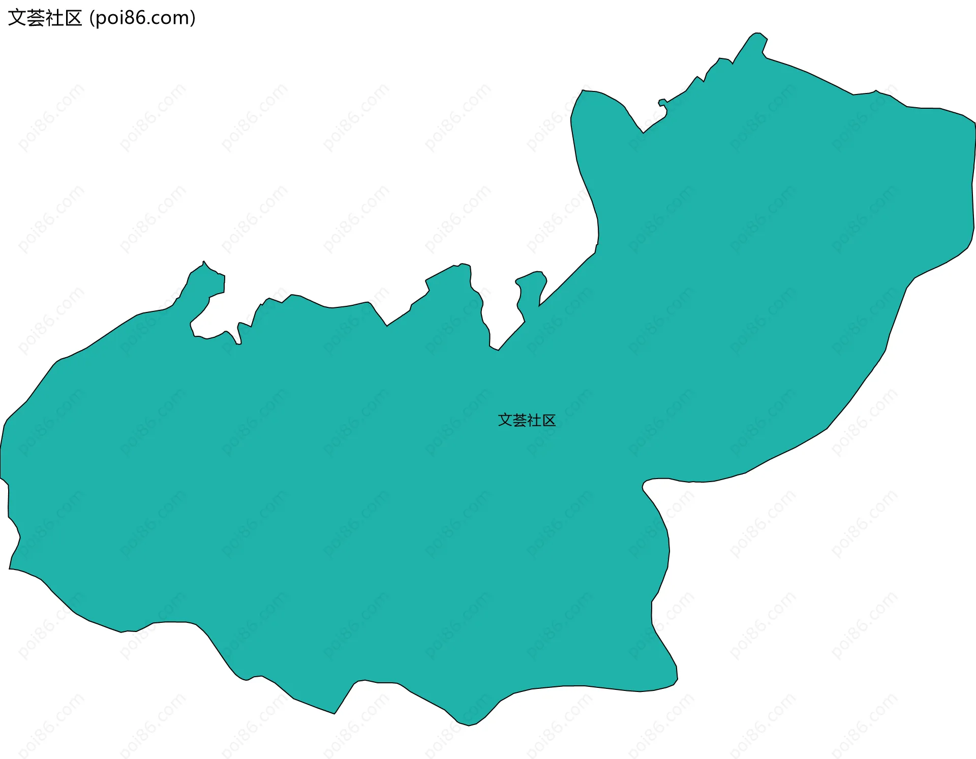 文荟社区边界地图