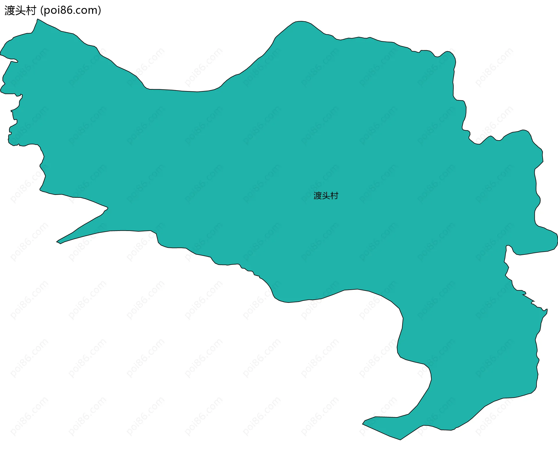 渡头村边界地图
