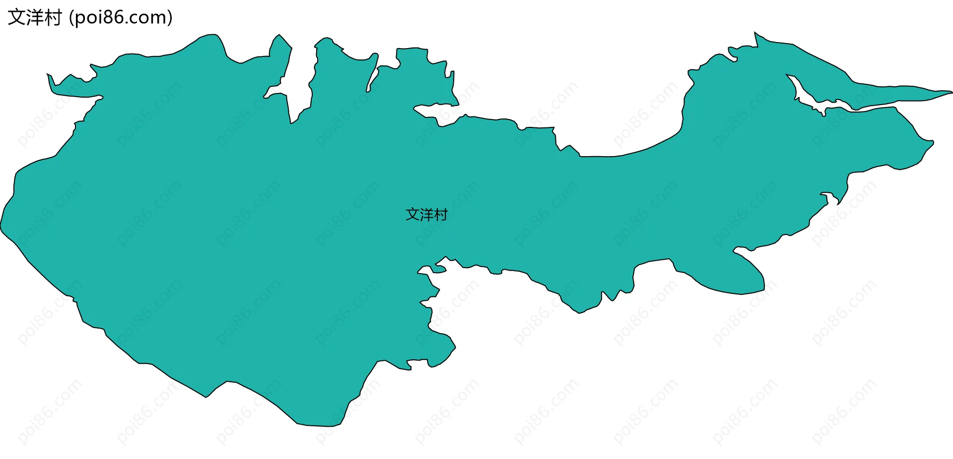 文洋村边界地图