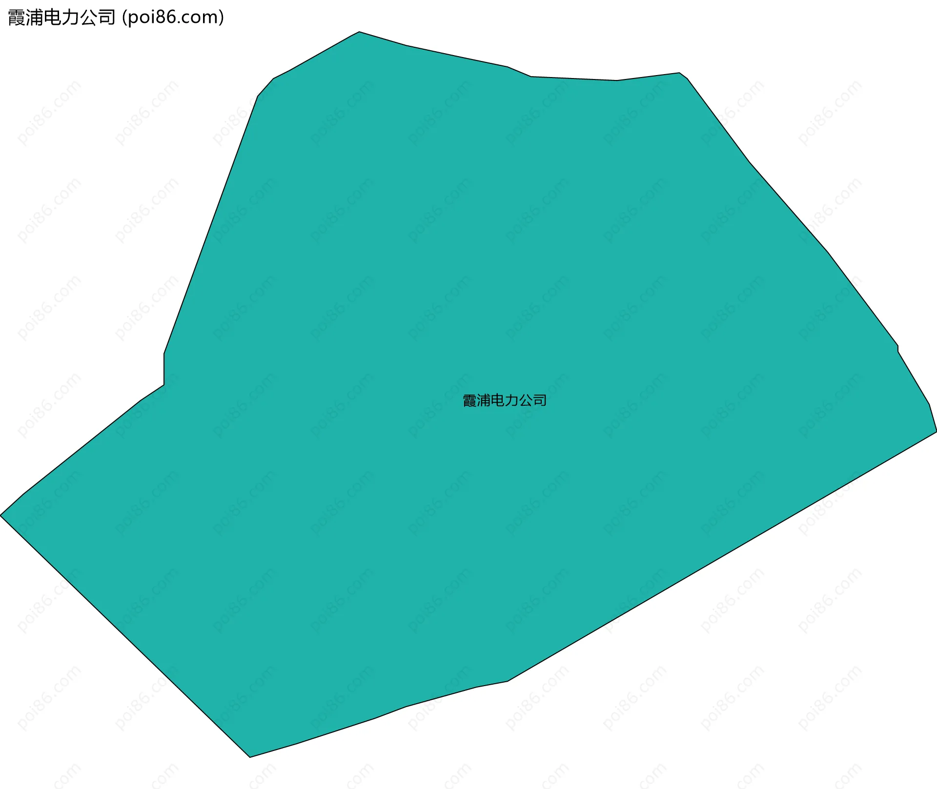 霞浦电力公司边界地图