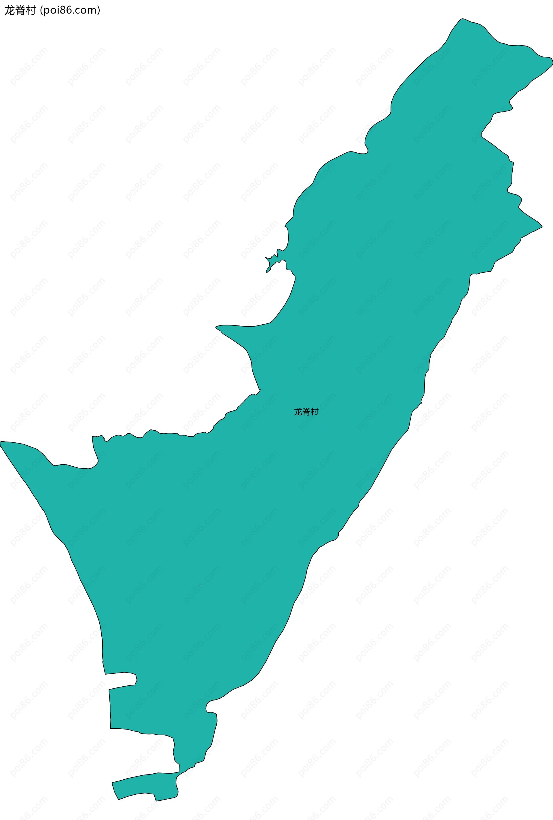 龙脊村边界地图
