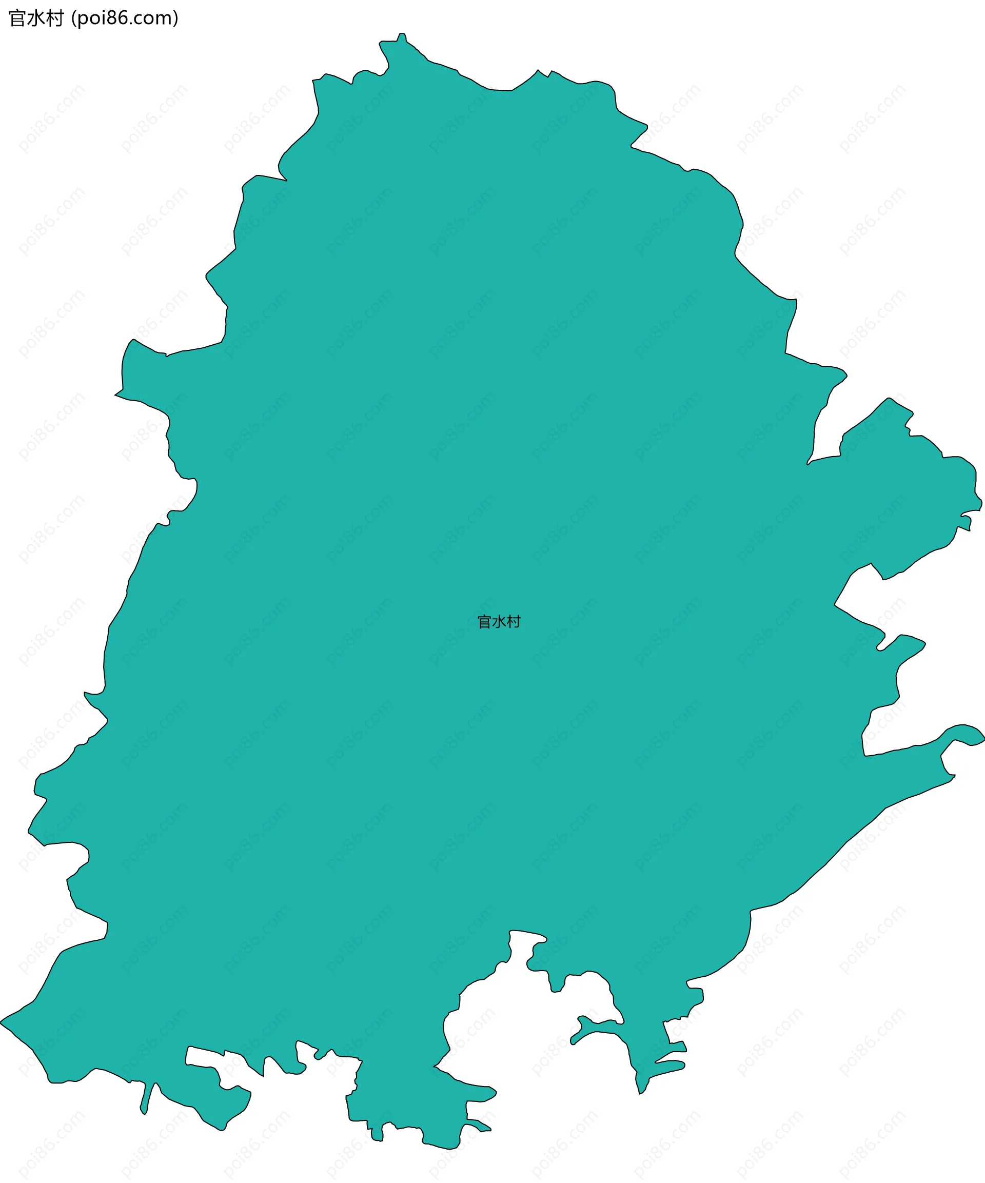 官水村边界地图