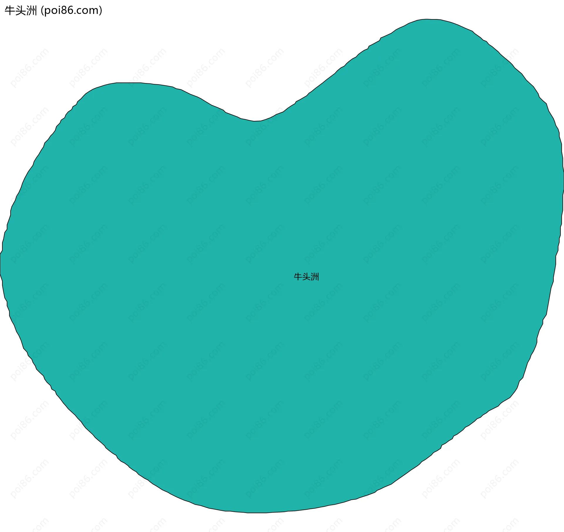 牛头洲边界地图
