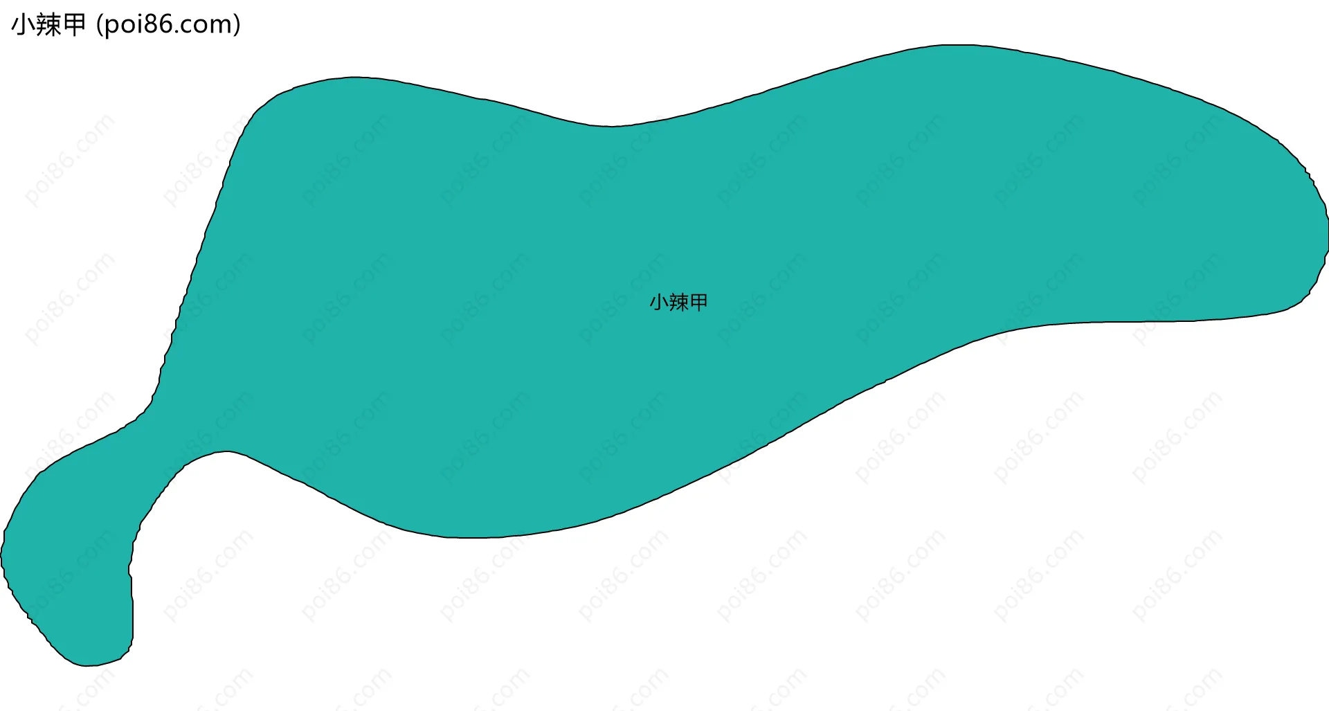 小辣甲边界地图