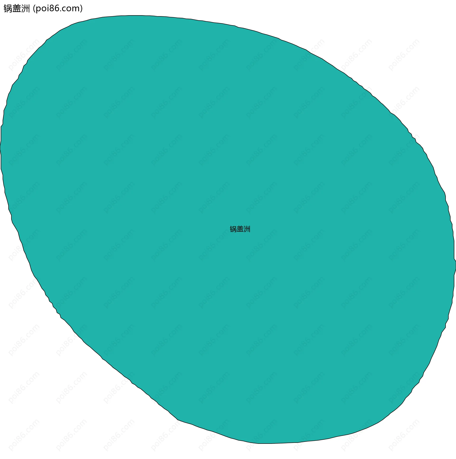 锅盖洲边界地图