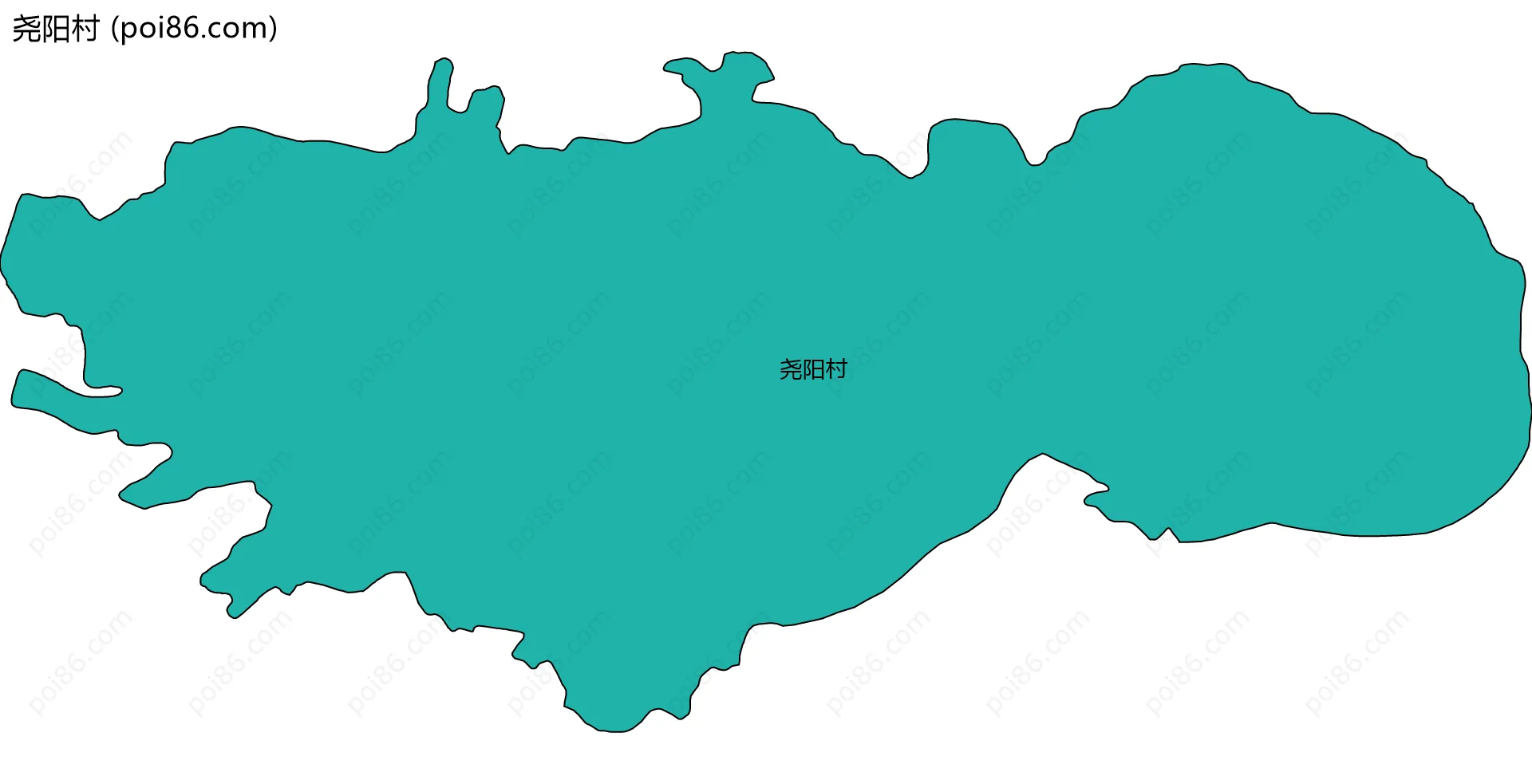 尧阳村边界地图