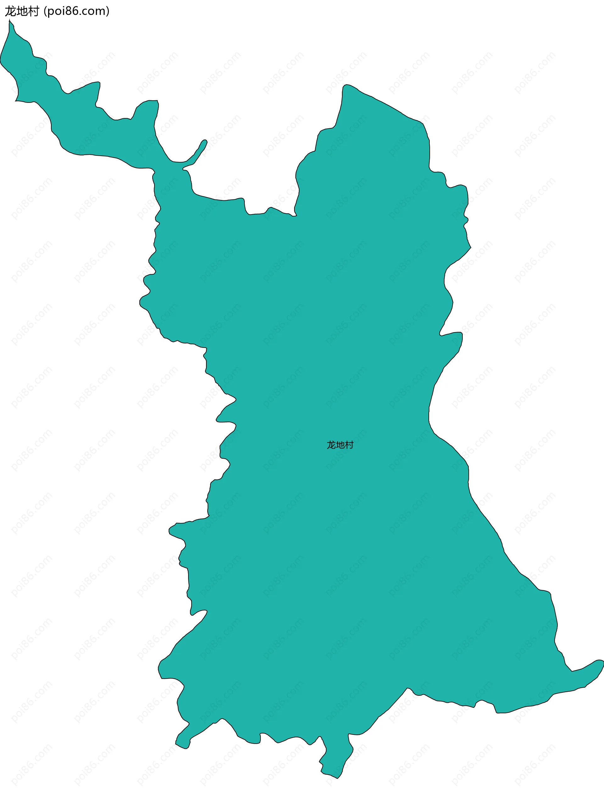 龙地村边界地图