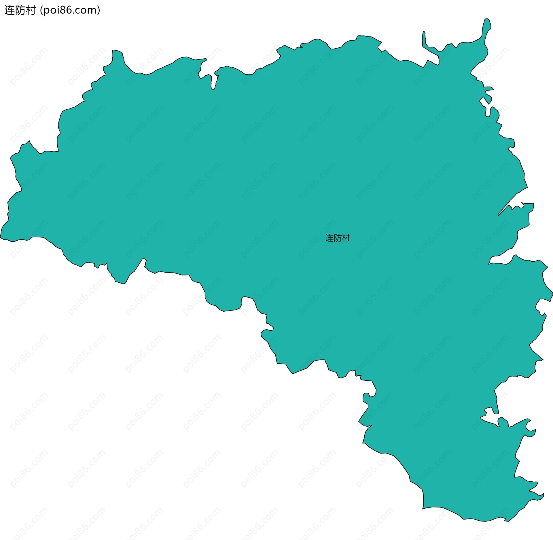 连防村边界地图