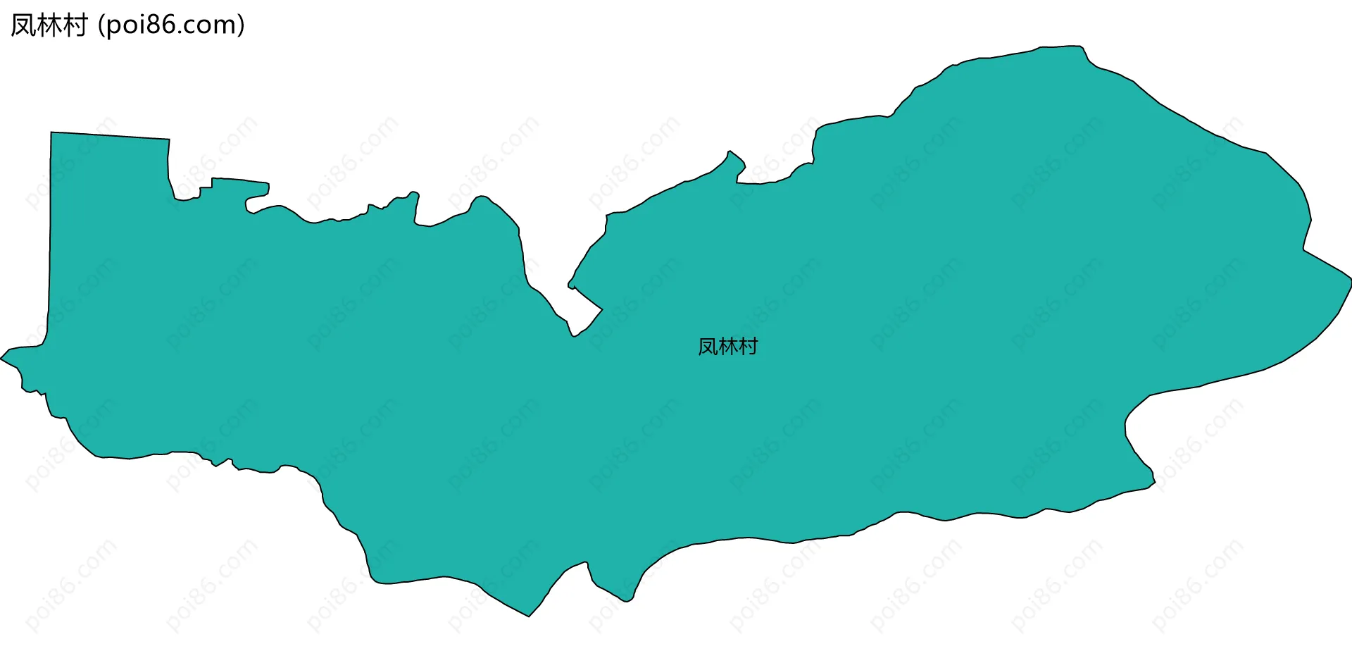 凤林村边界地图