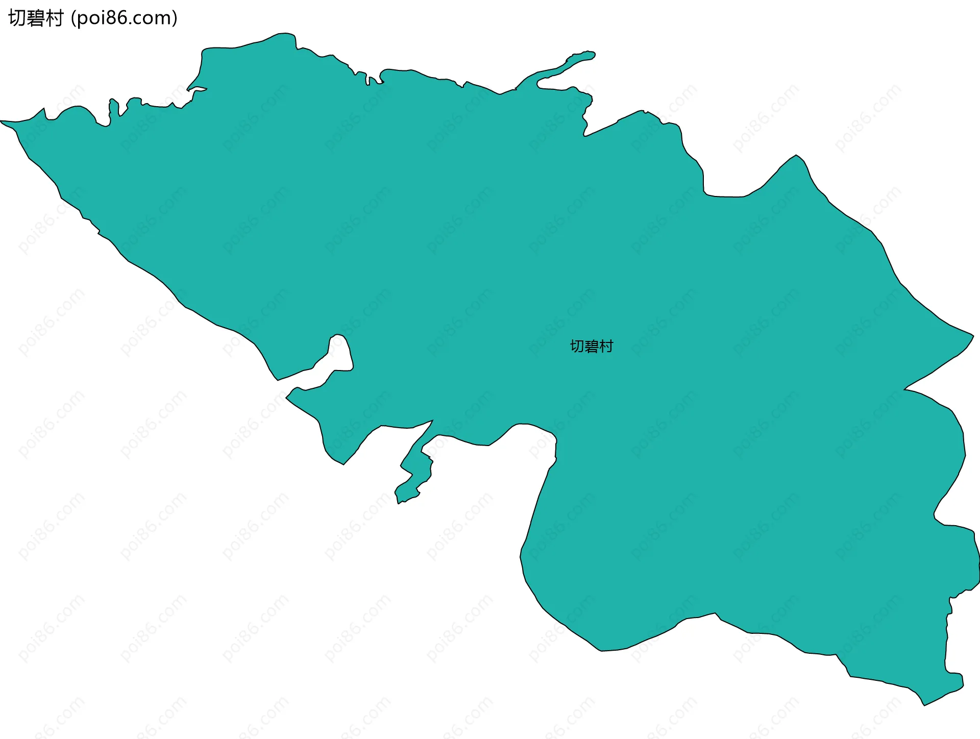切碧村边界地图
