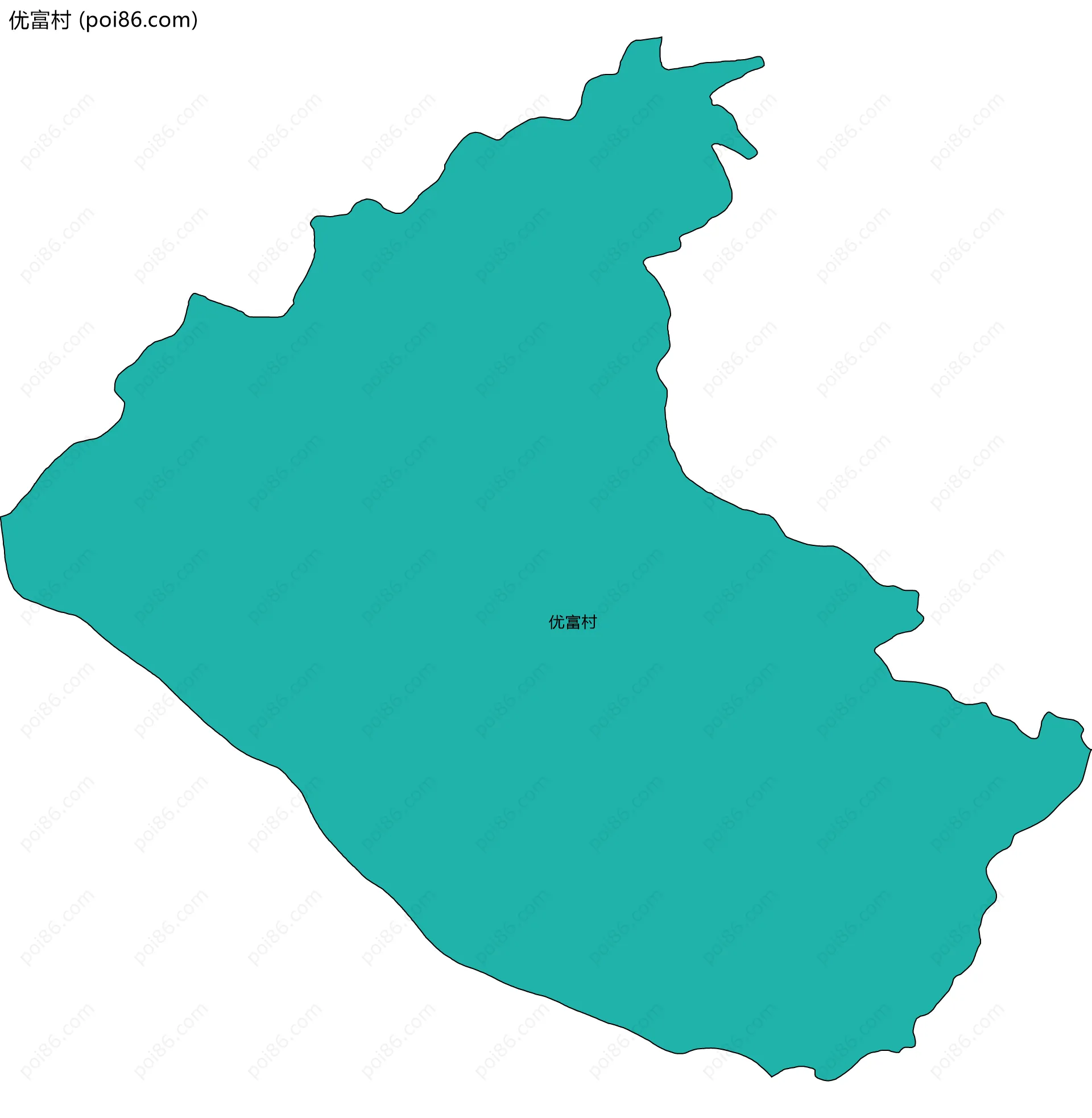 优富村边界地图