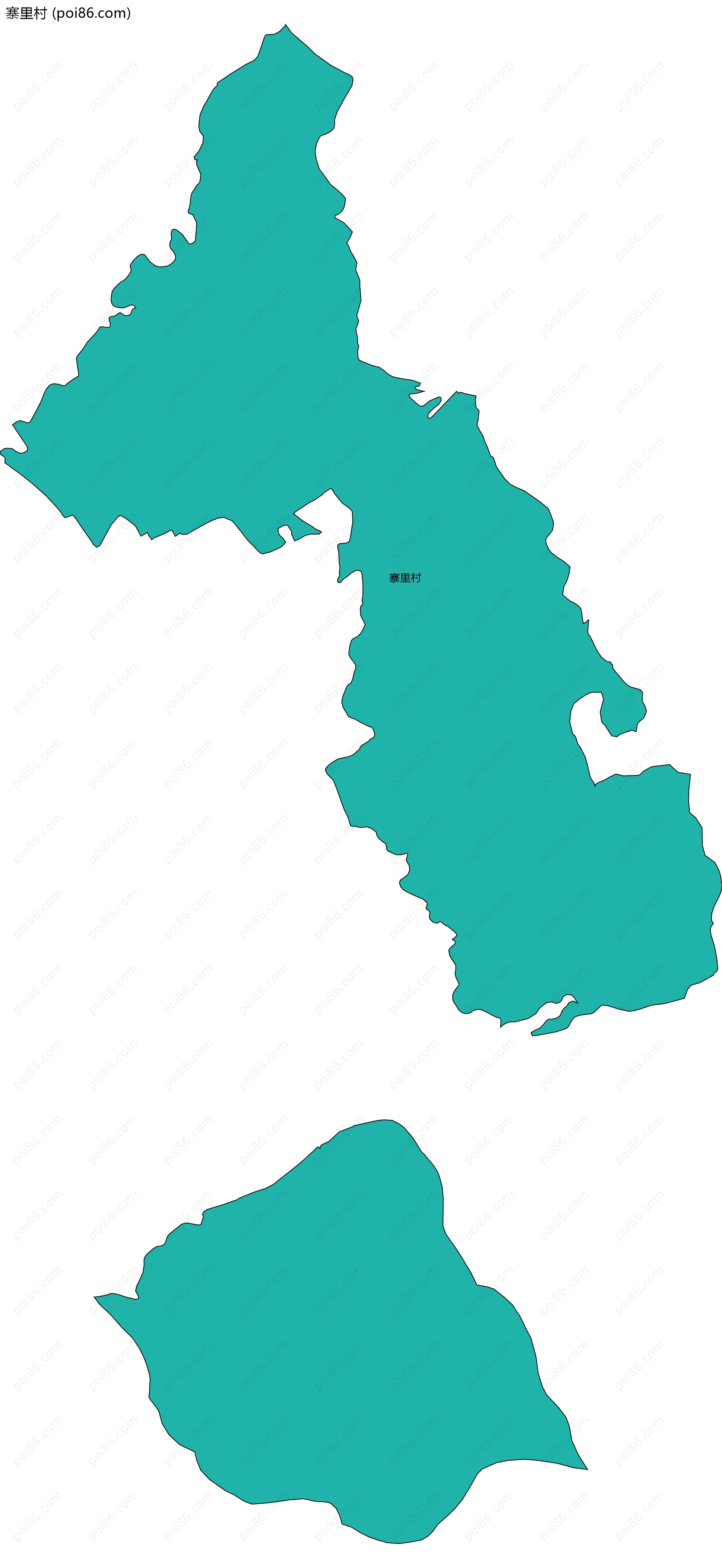 寨里村边界地图